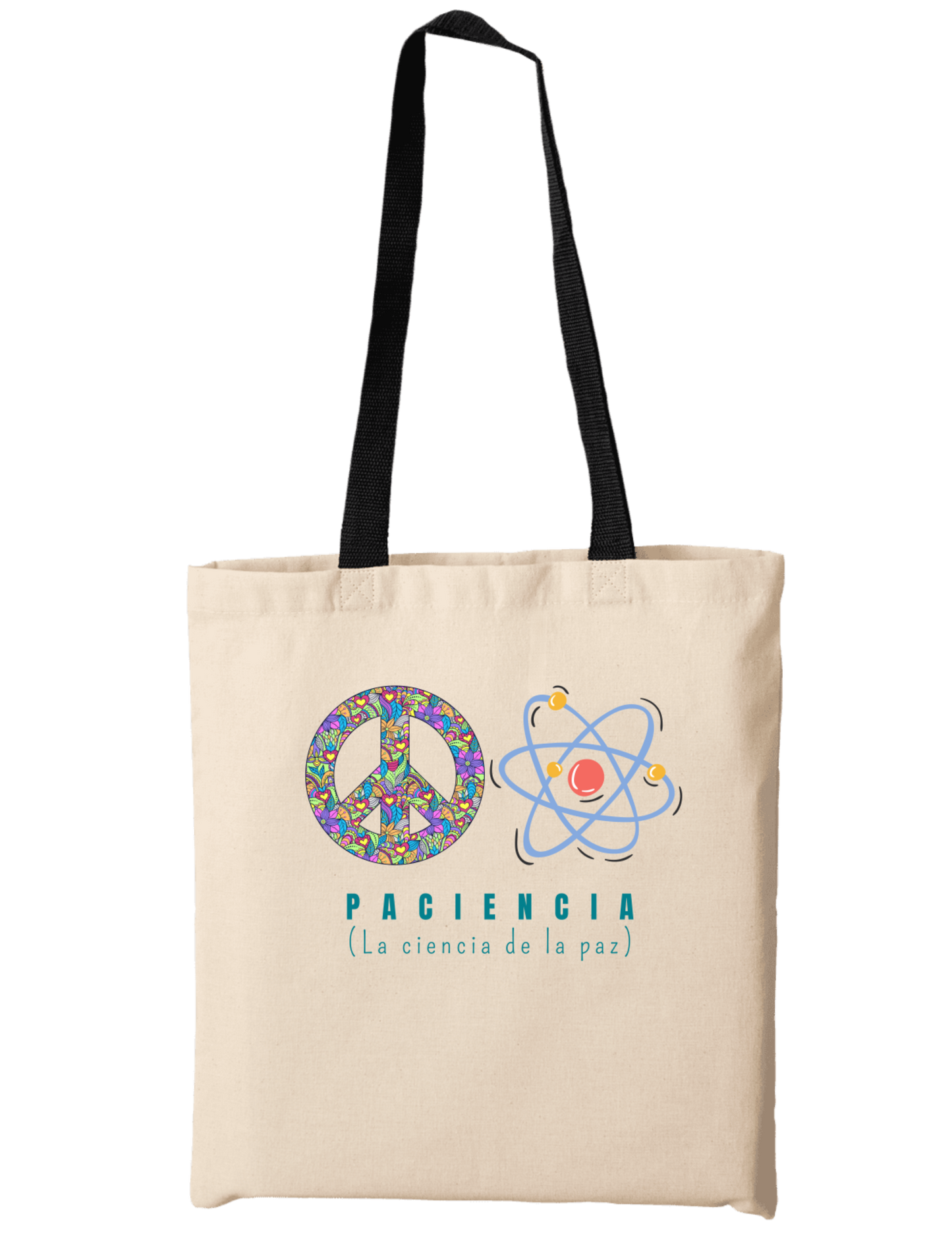Bolsa Ecológica de algodón Paciencia, 100% Biodegradable