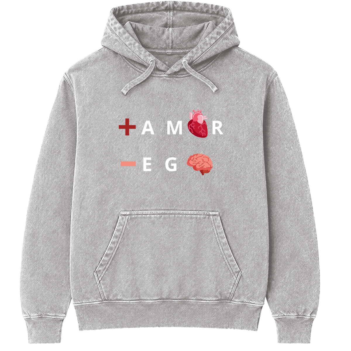 Polerón Canguro Acid Unisex + amor - ego