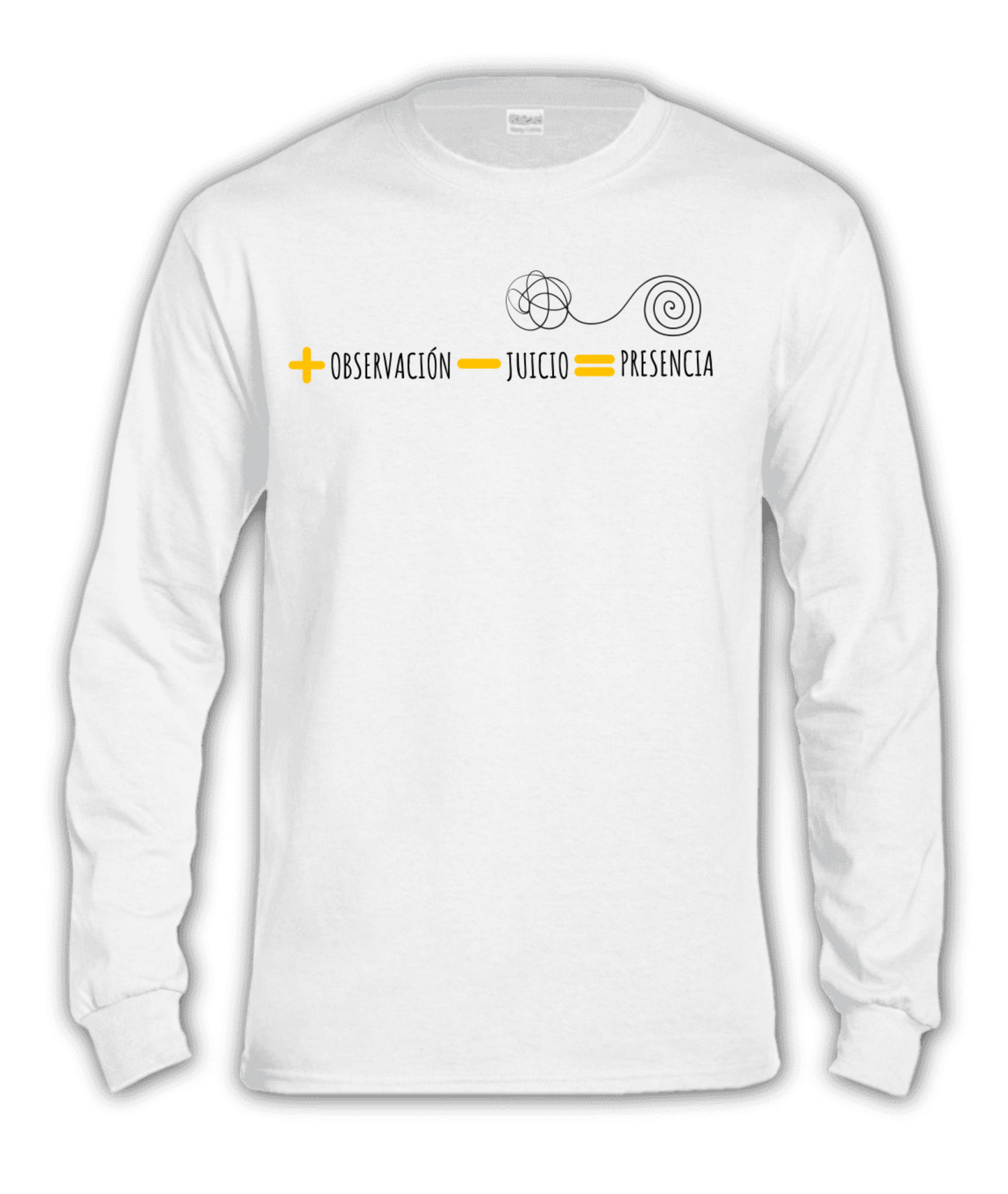 Polera Manga Larga Presencia 100% Algodón