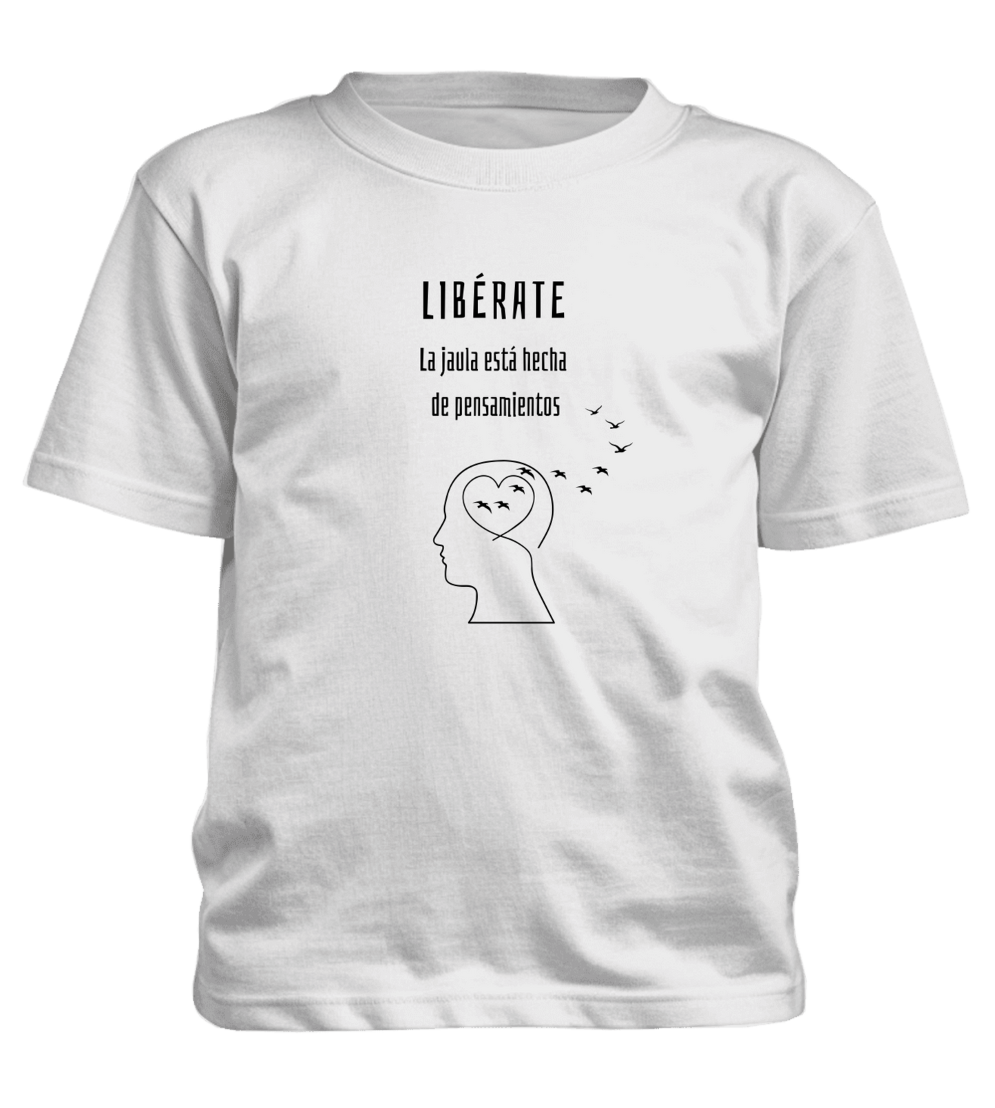 Polera Niño/a Libérate Aves 100% Algodón