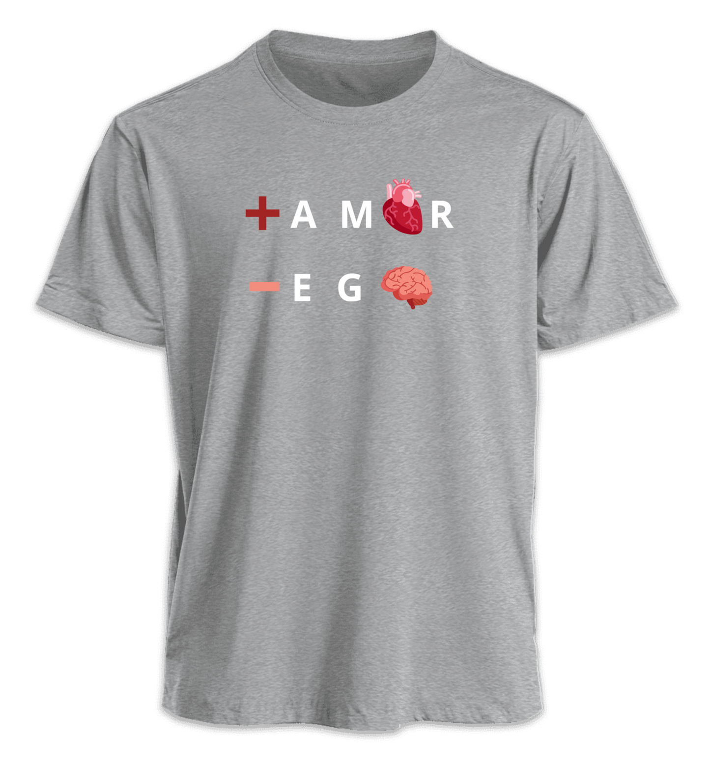 Polera Premium +Amor-Ego 100% algodón