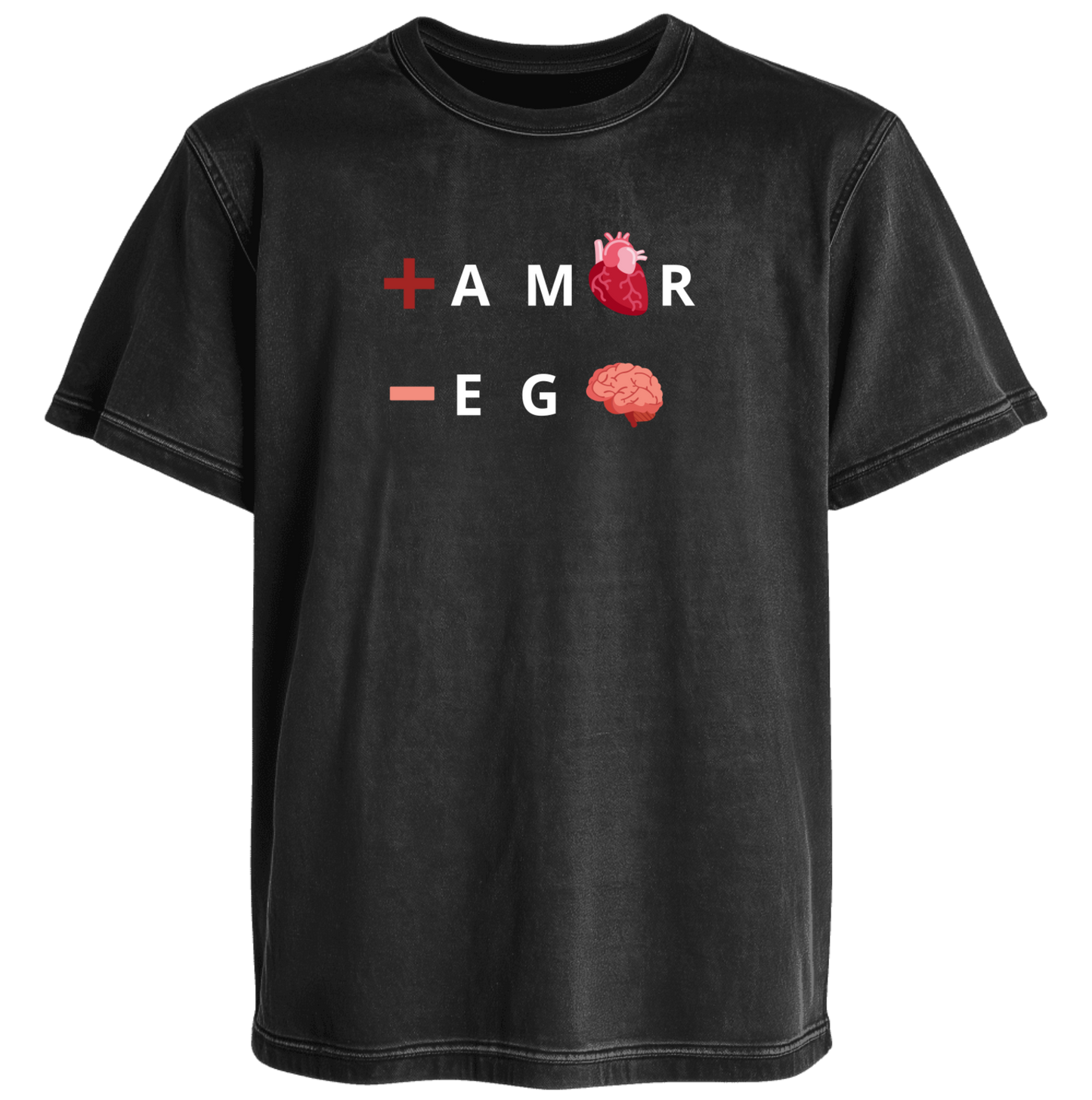 Polera Acid +Amor-Ego 100% Algodón