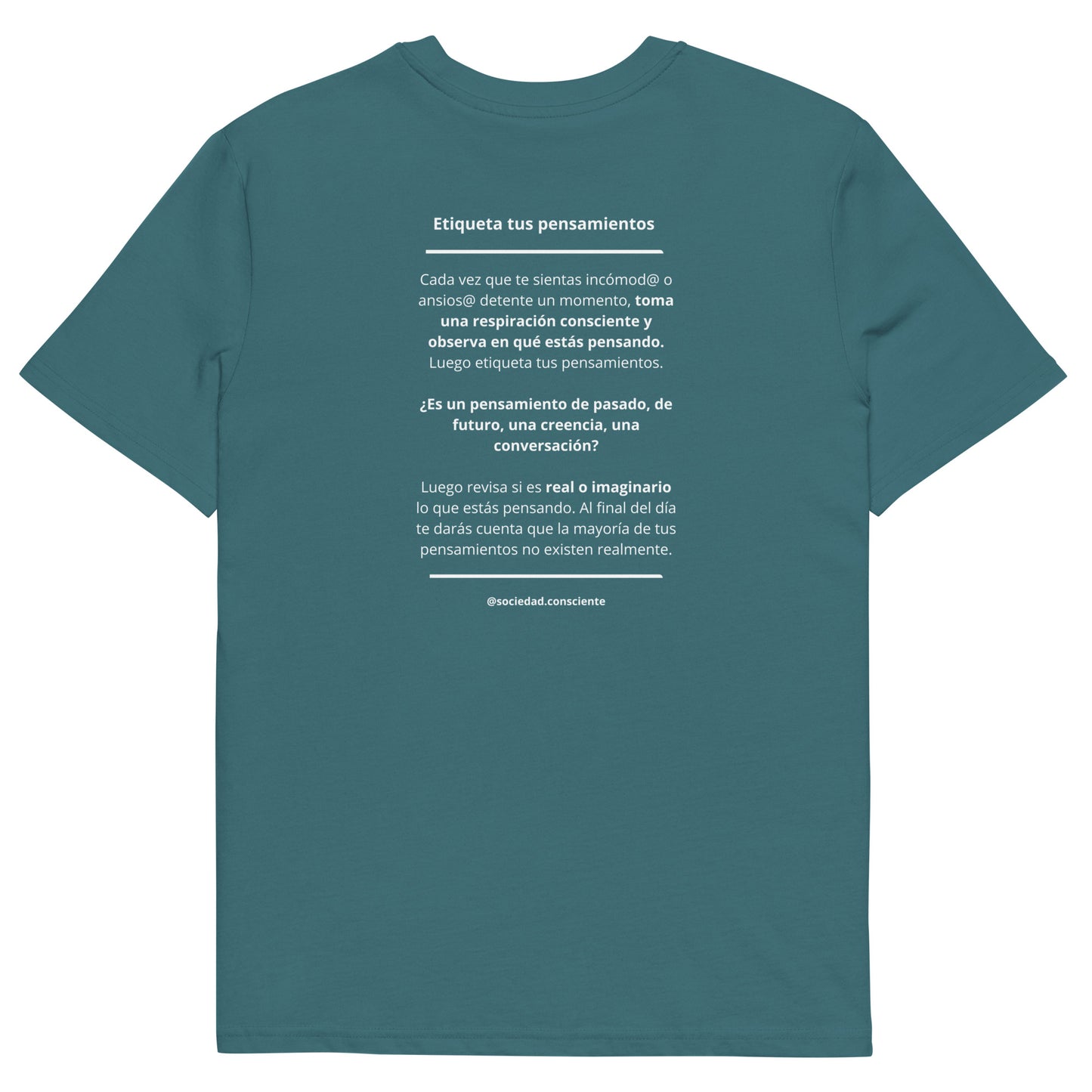 Polera de algodón orgánico unisex