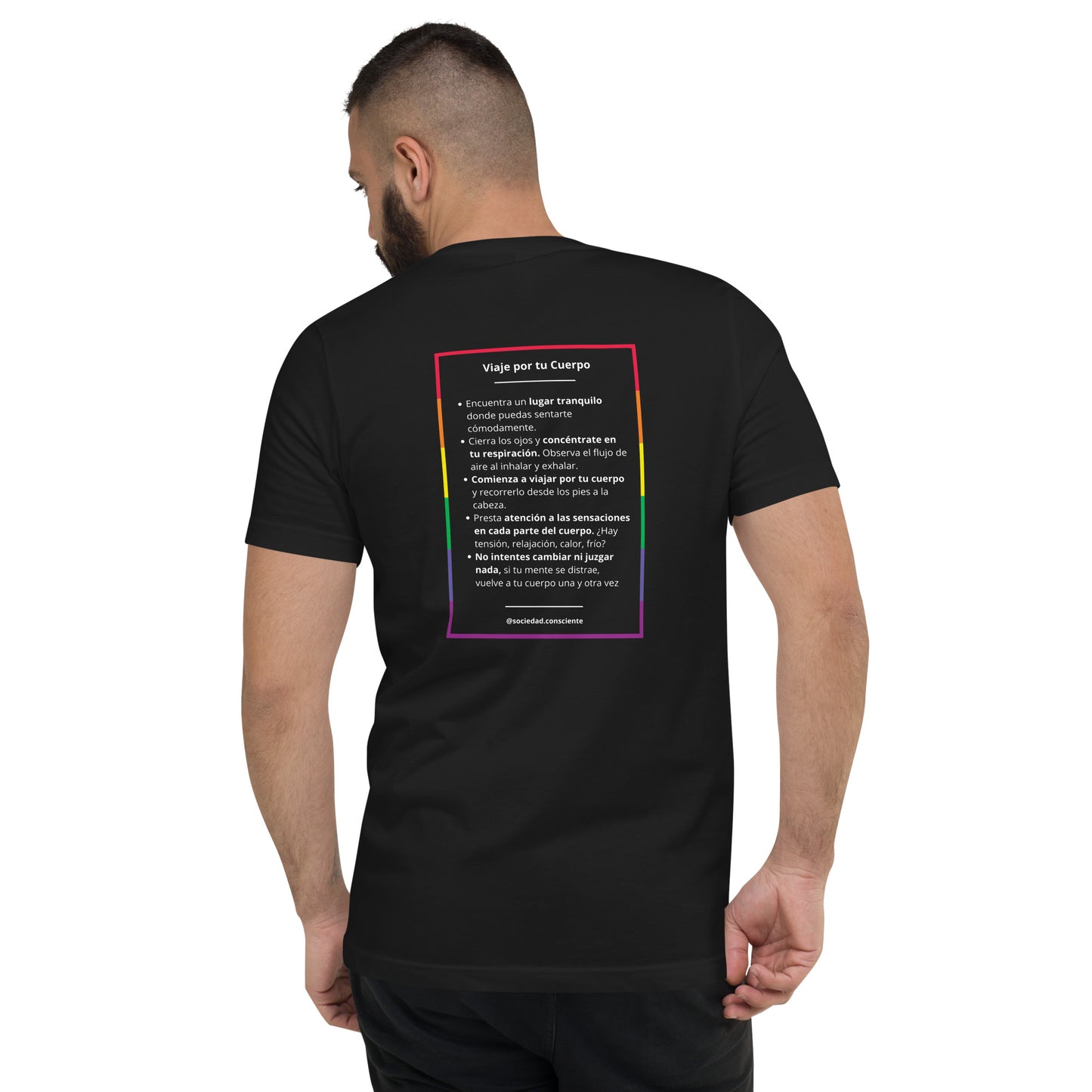 Polera cuello V unisex