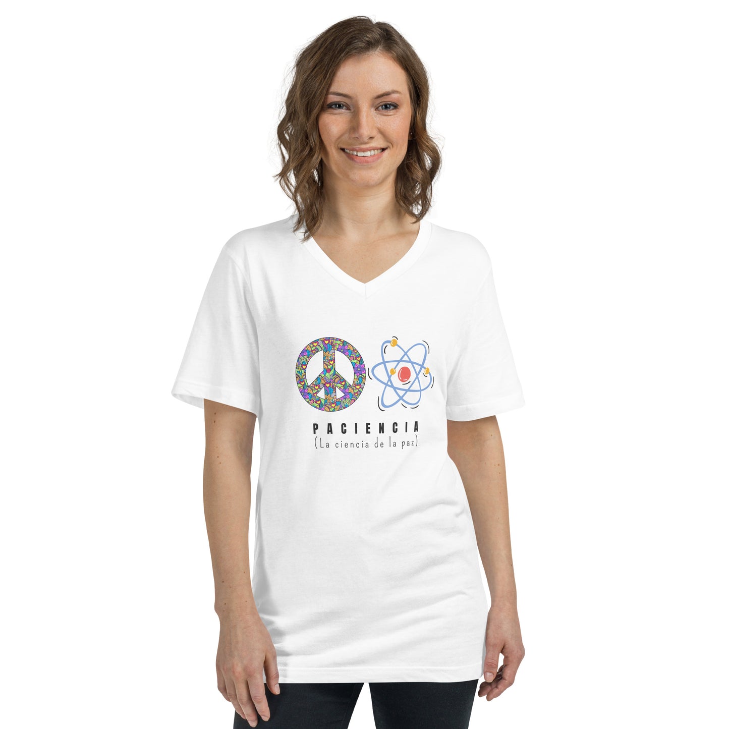 Polera cuello V unisex