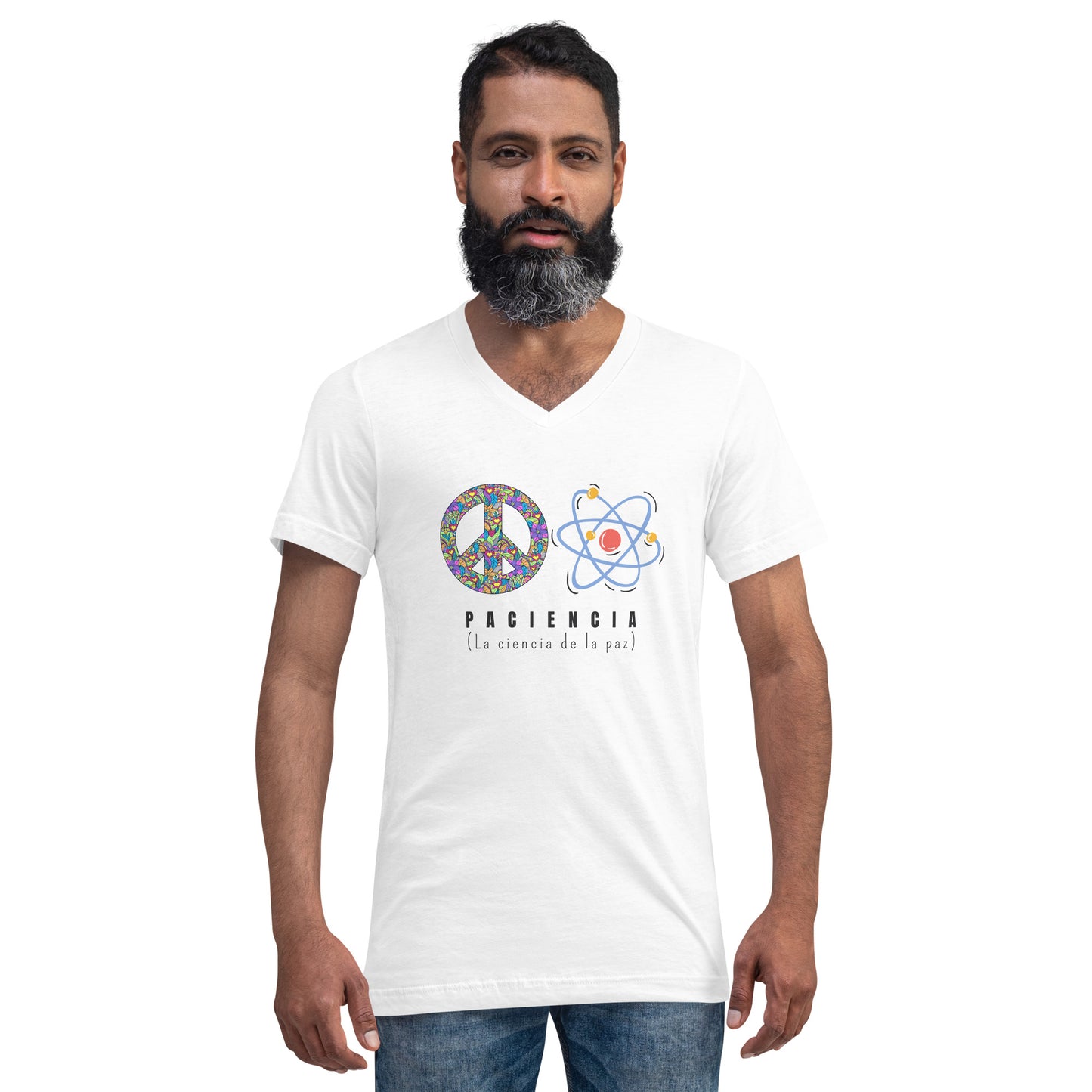 Polera cuello V unisex