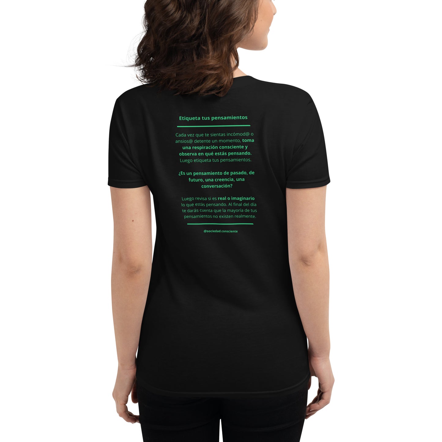 Polera de manga corta para mujer