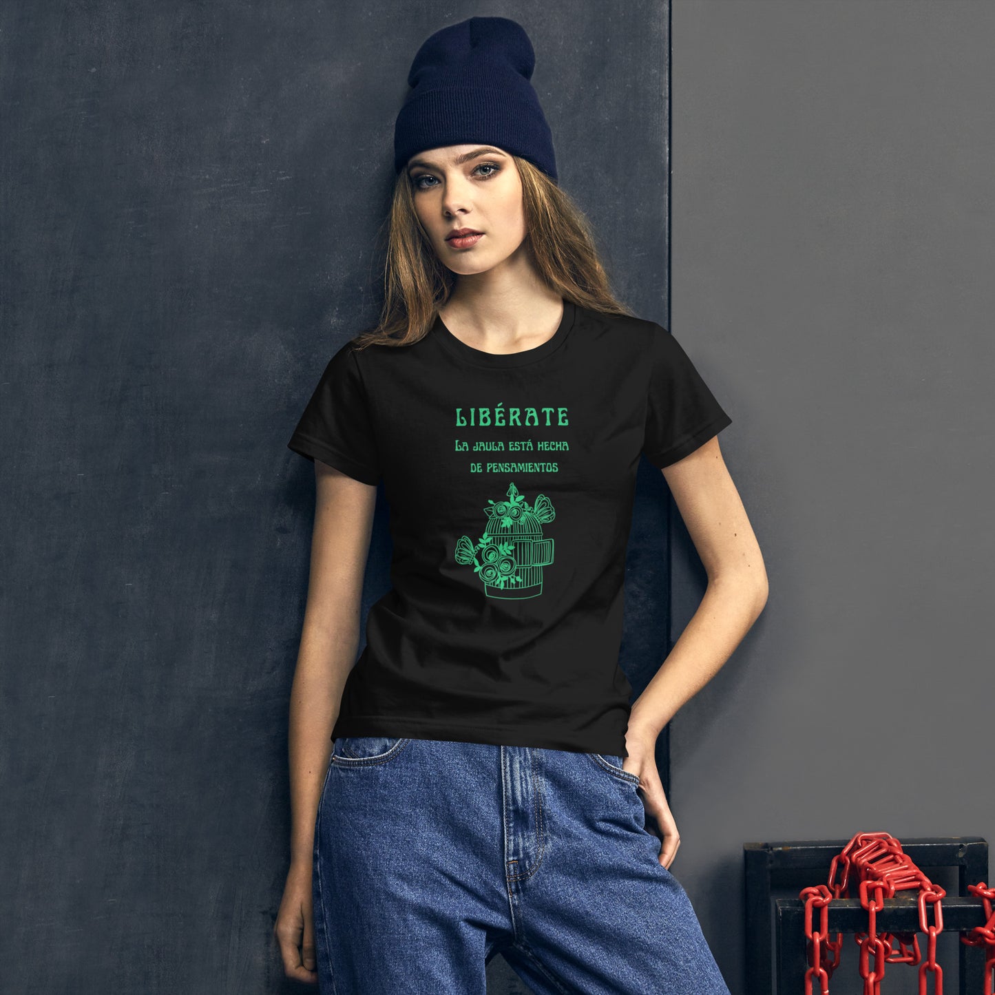 Polera de manga corta para mujer