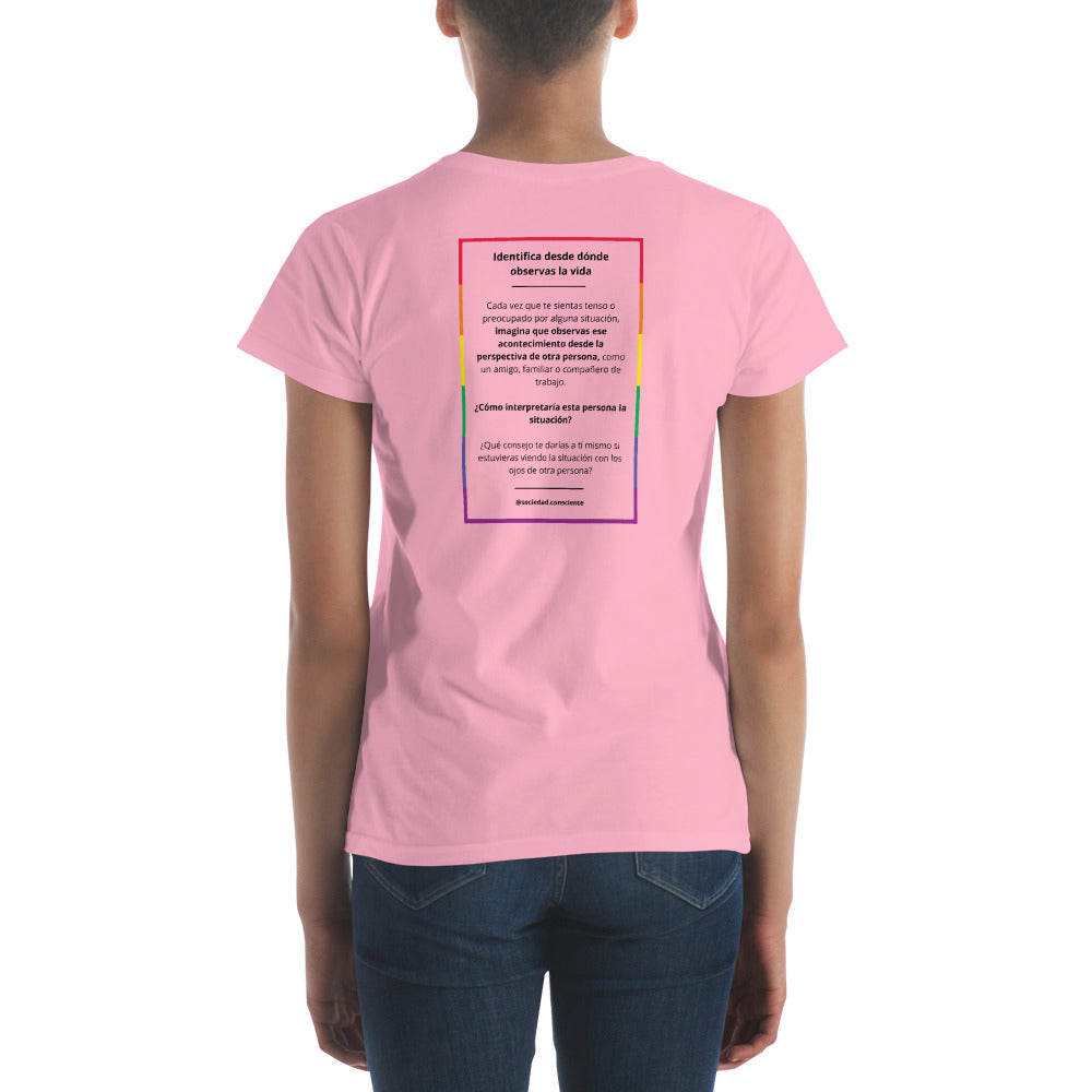 Polera manga corta para mujer