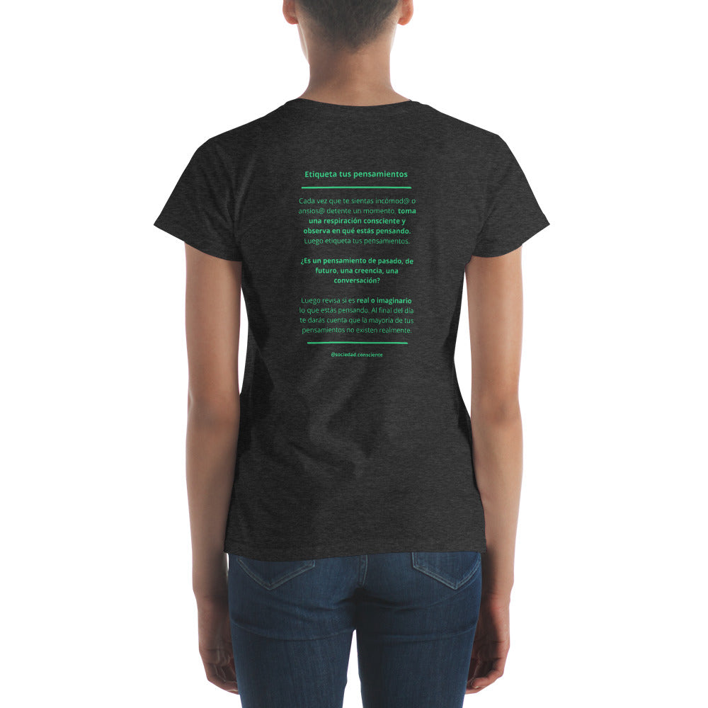 Polera de manga corta para mujer