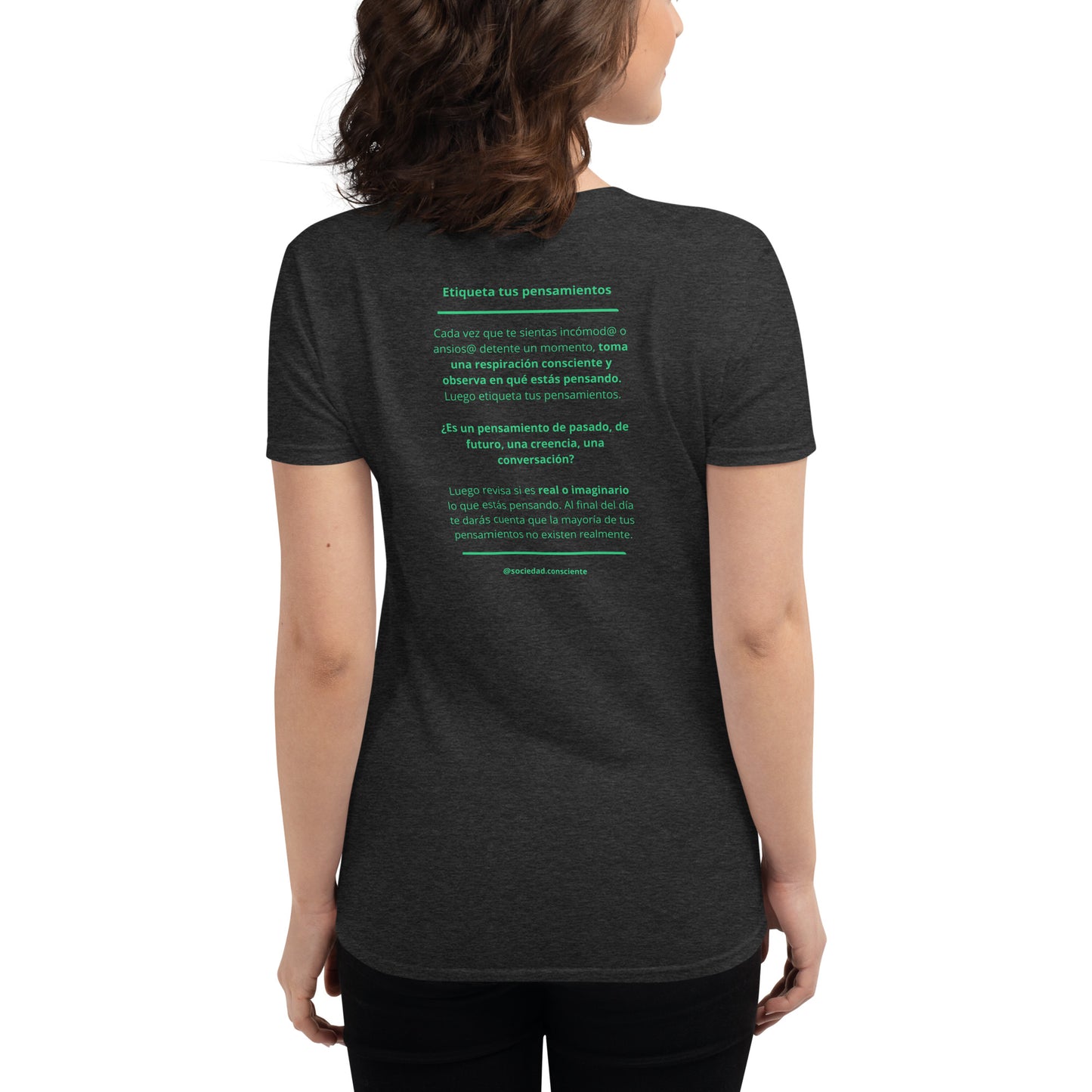 Polera de manga corta para mujer