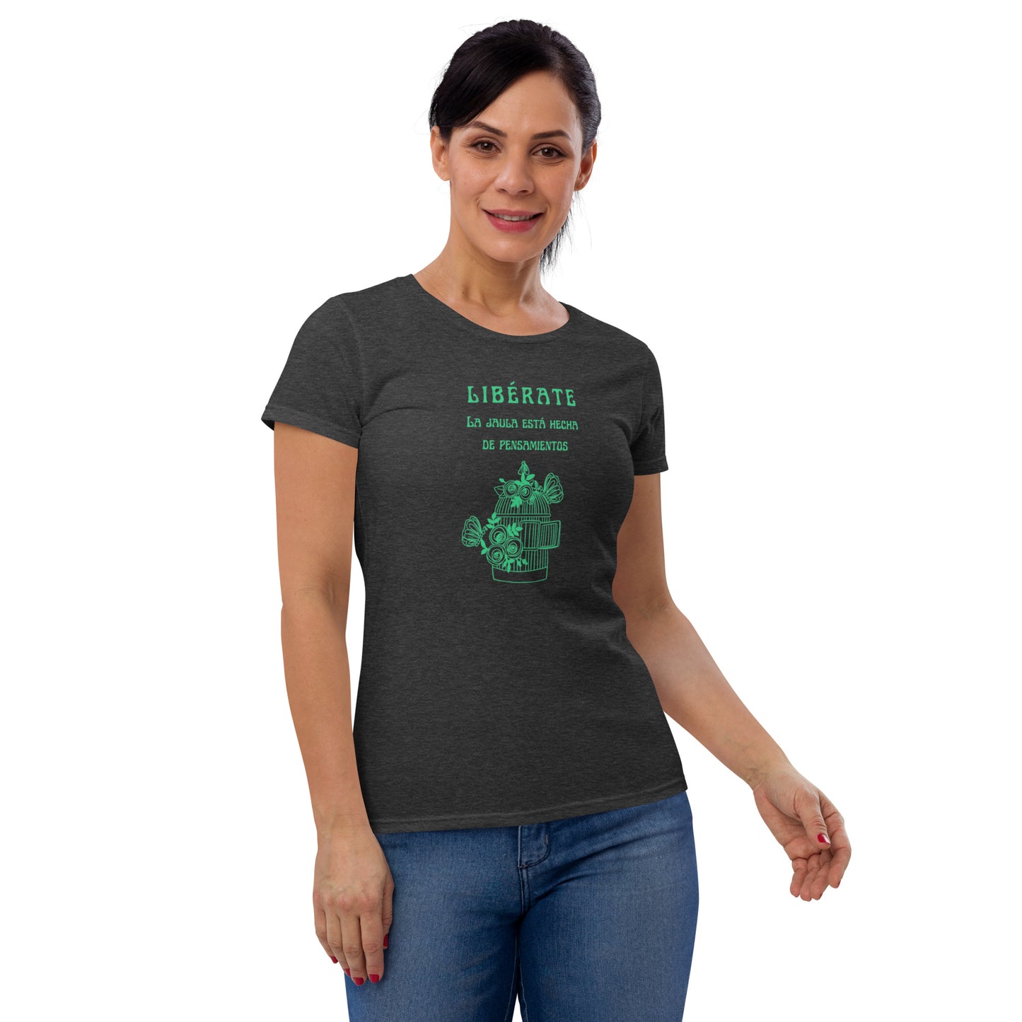 Polera de manga corta para mujer