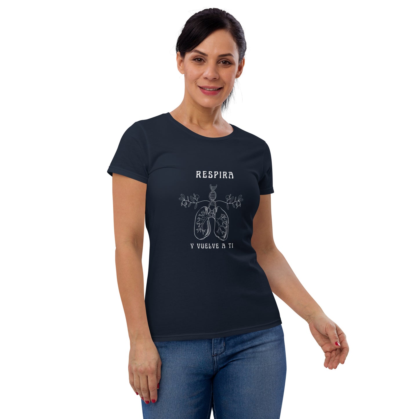 Polera de manga corta para mujer