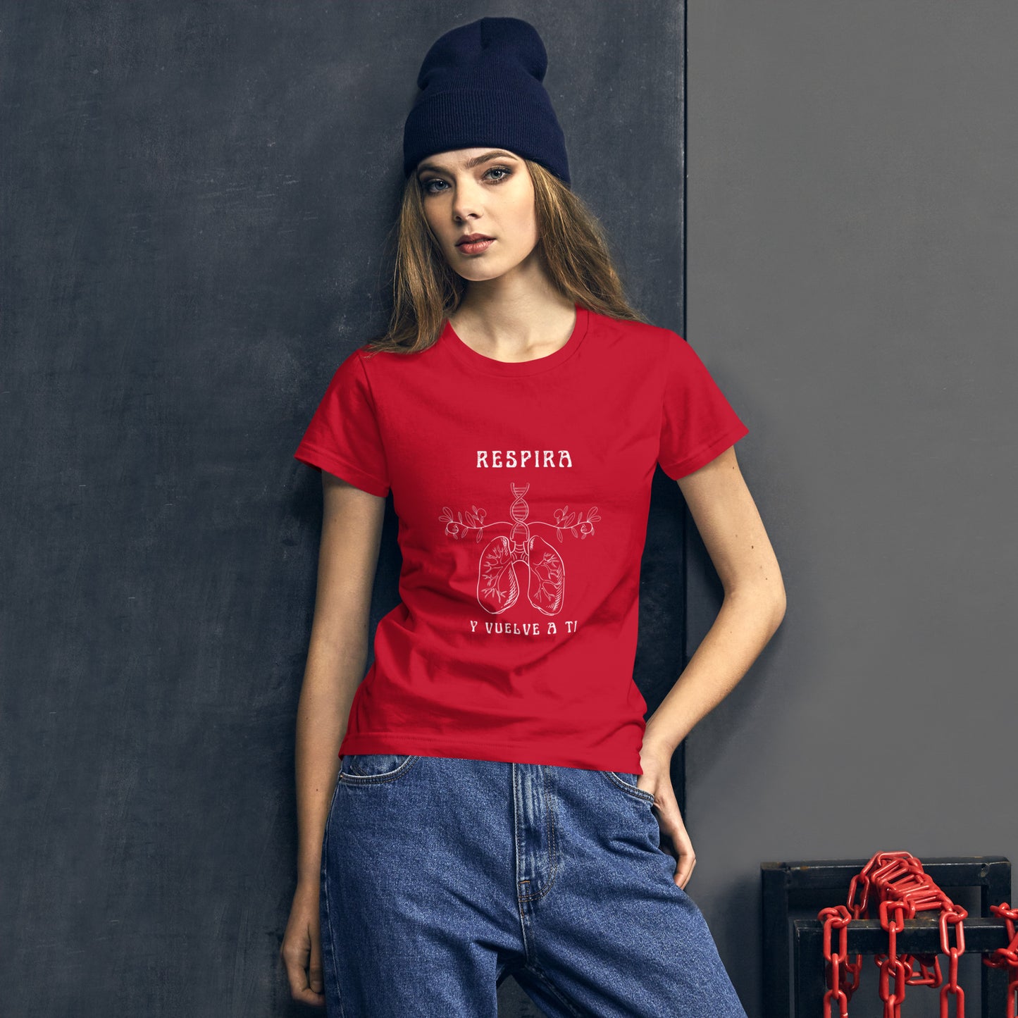Polera de manga corta para mujer