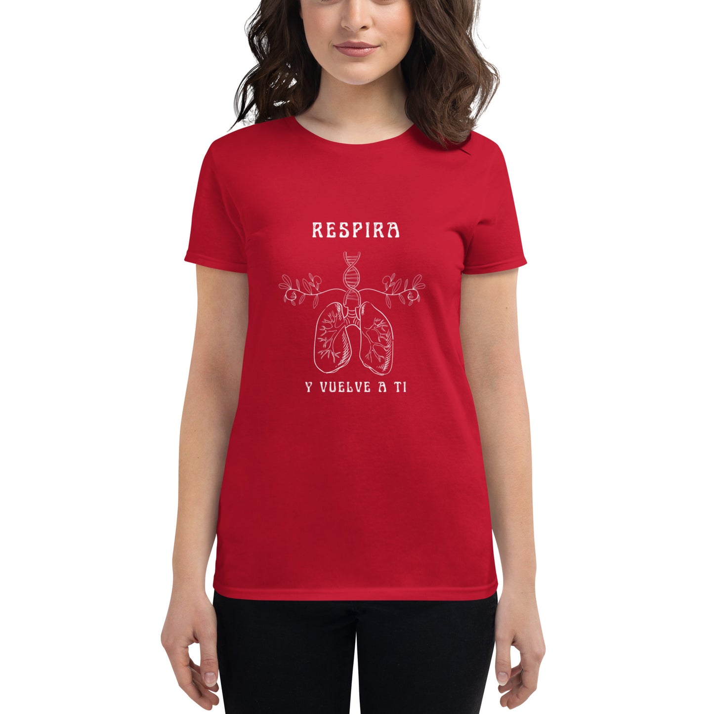 Polera de manga corta para mujer