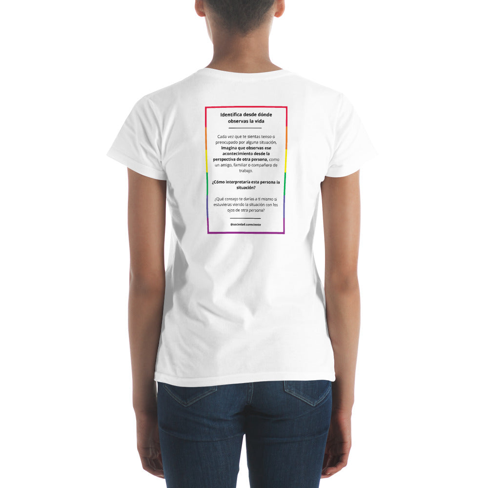 Polera manga corta para mujer