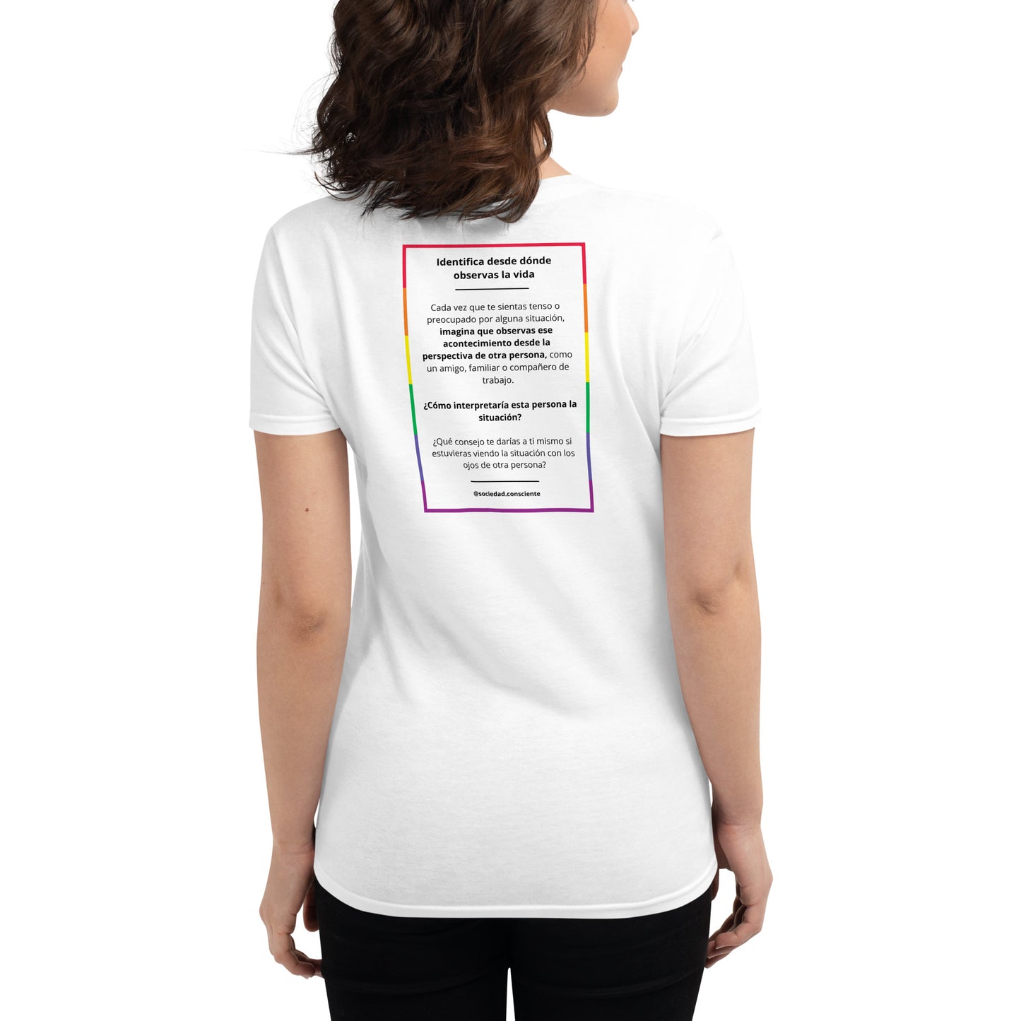 Polera manga corta para mujer