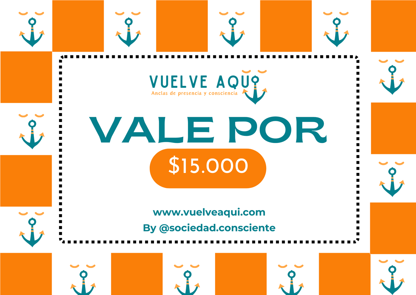 Tarjeta de Regalo Vuelve Aquí $15.000
