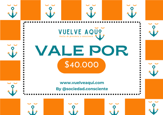 Tarjeta de Regalo Vuelve Aquí $40.000