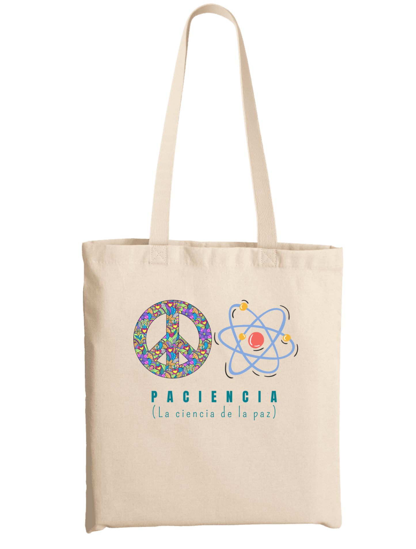 Bolsa Ecológica de algodón Paciencia, 100% Biodegradable