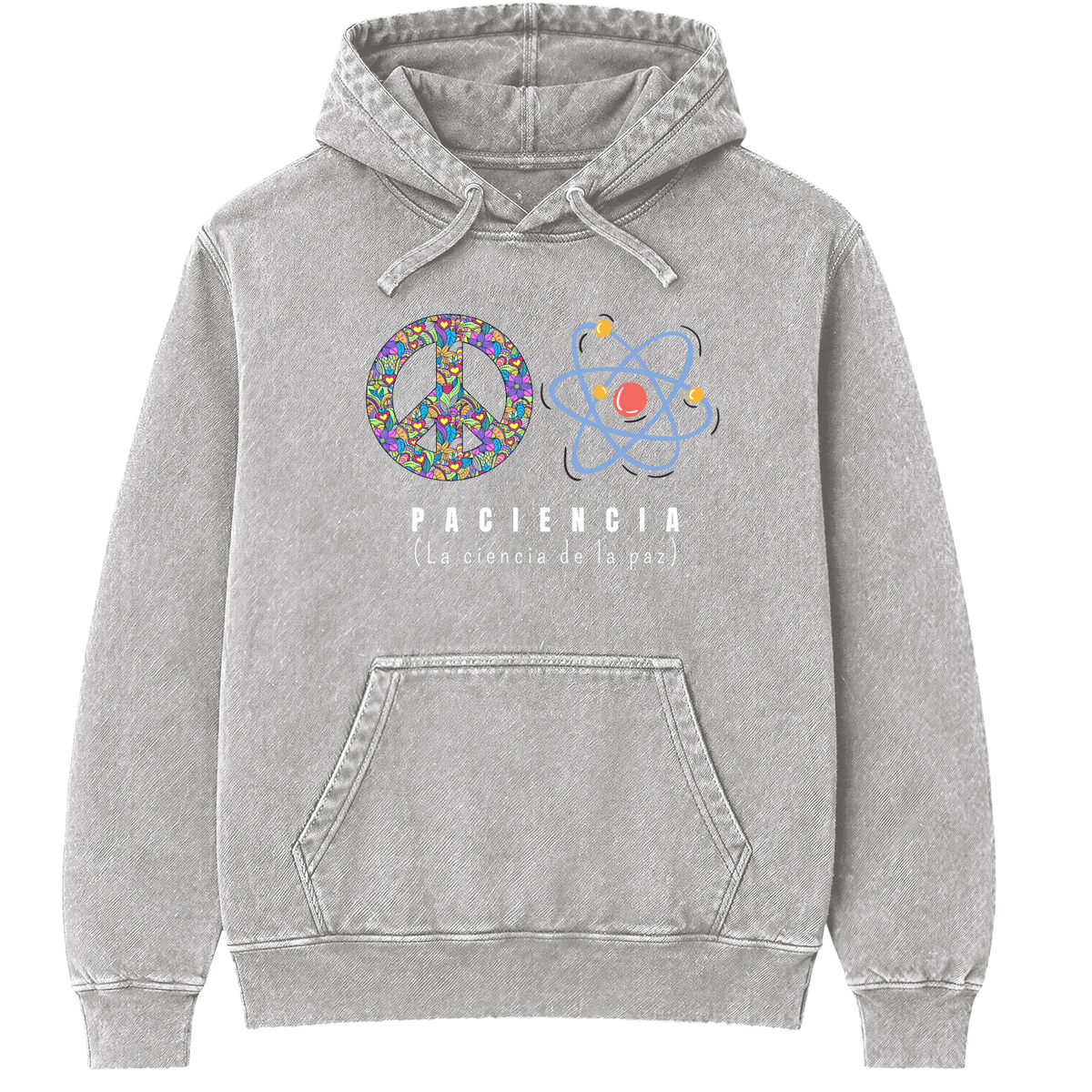 Polerón Canguro Acid Unisex Paciencia