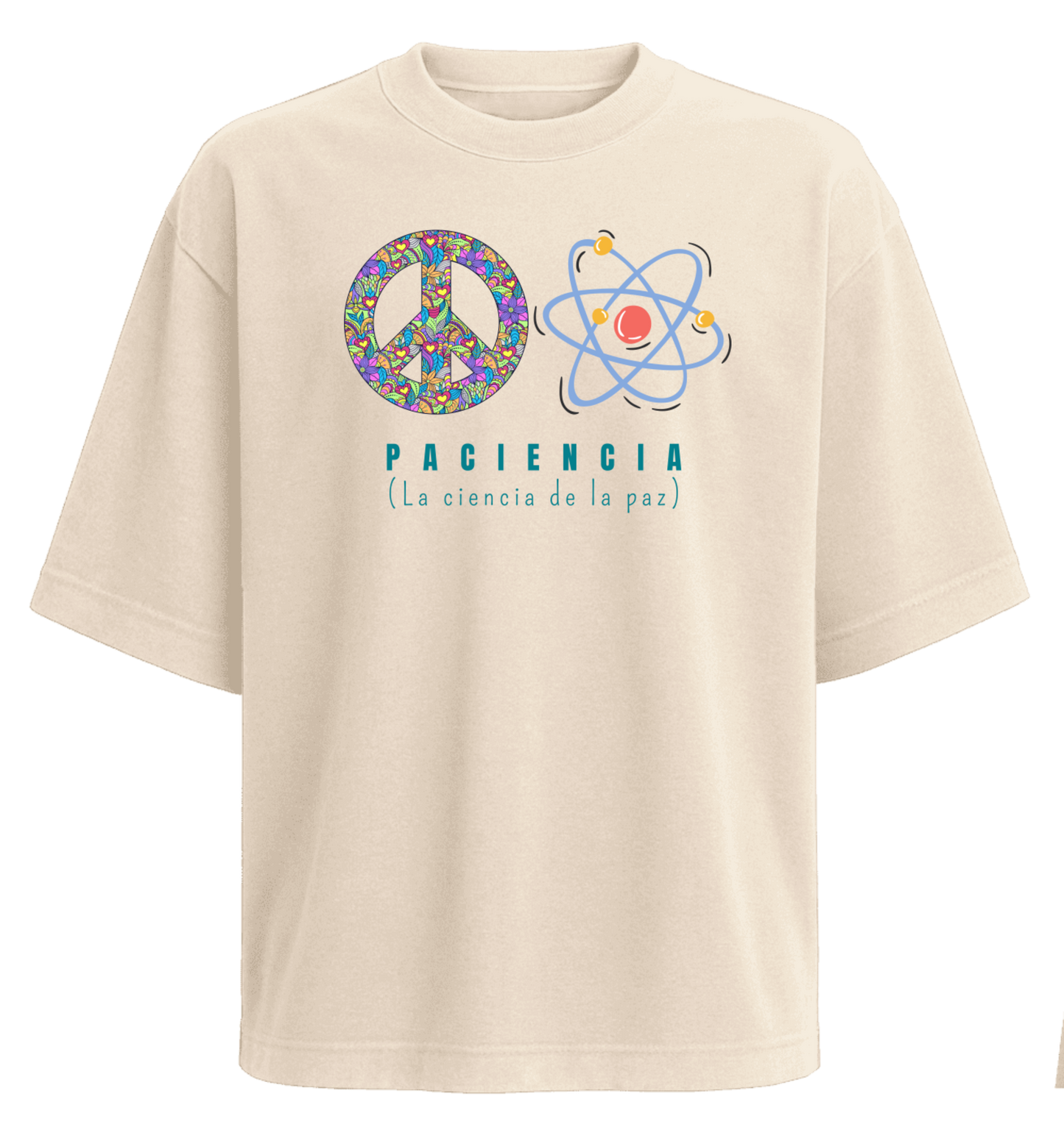 Polera Oversize Paciencia 280 grs