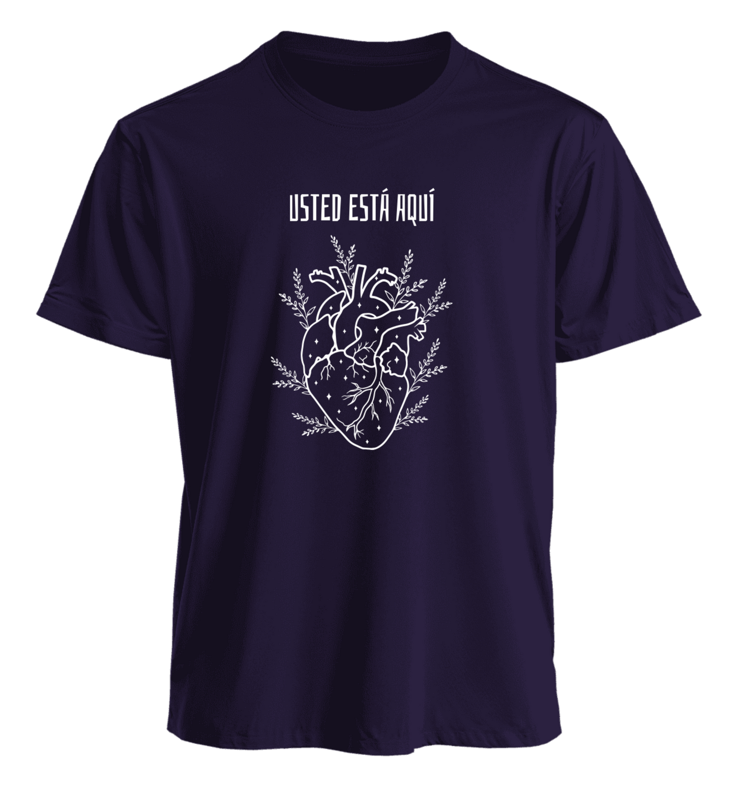 Polera Polo Usted está Aquí 100% algodón