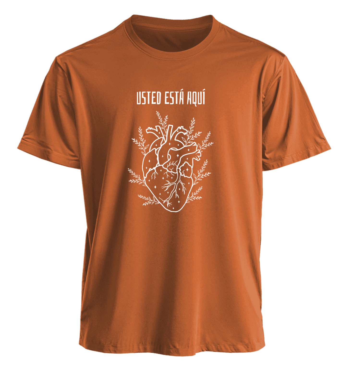 Polera Polo Usted está Aquí 100% algodón