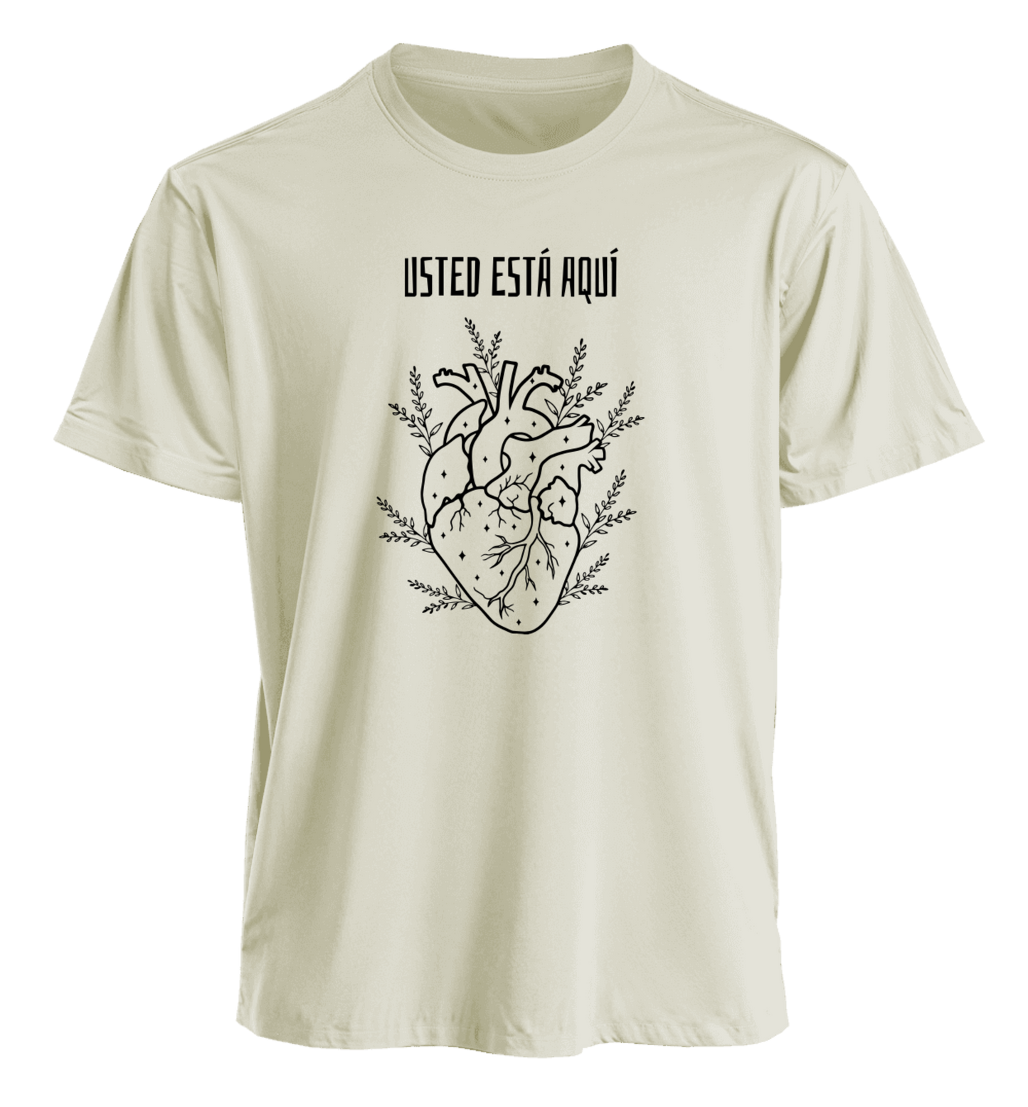 Polera Polo Usted está Aquí 100% algodón