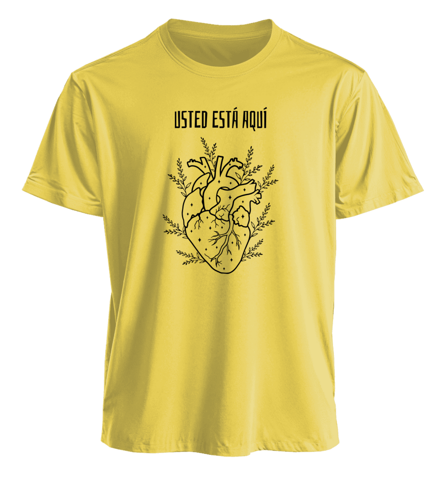 Polera Polo Usted está Aquí 100% algodón