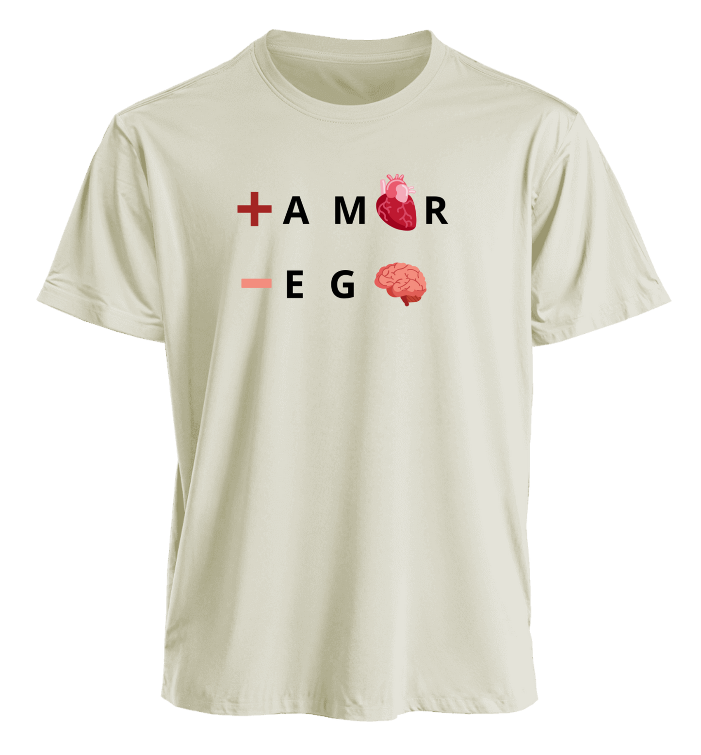 Polera Polo +Amor-Ego 100% algodón