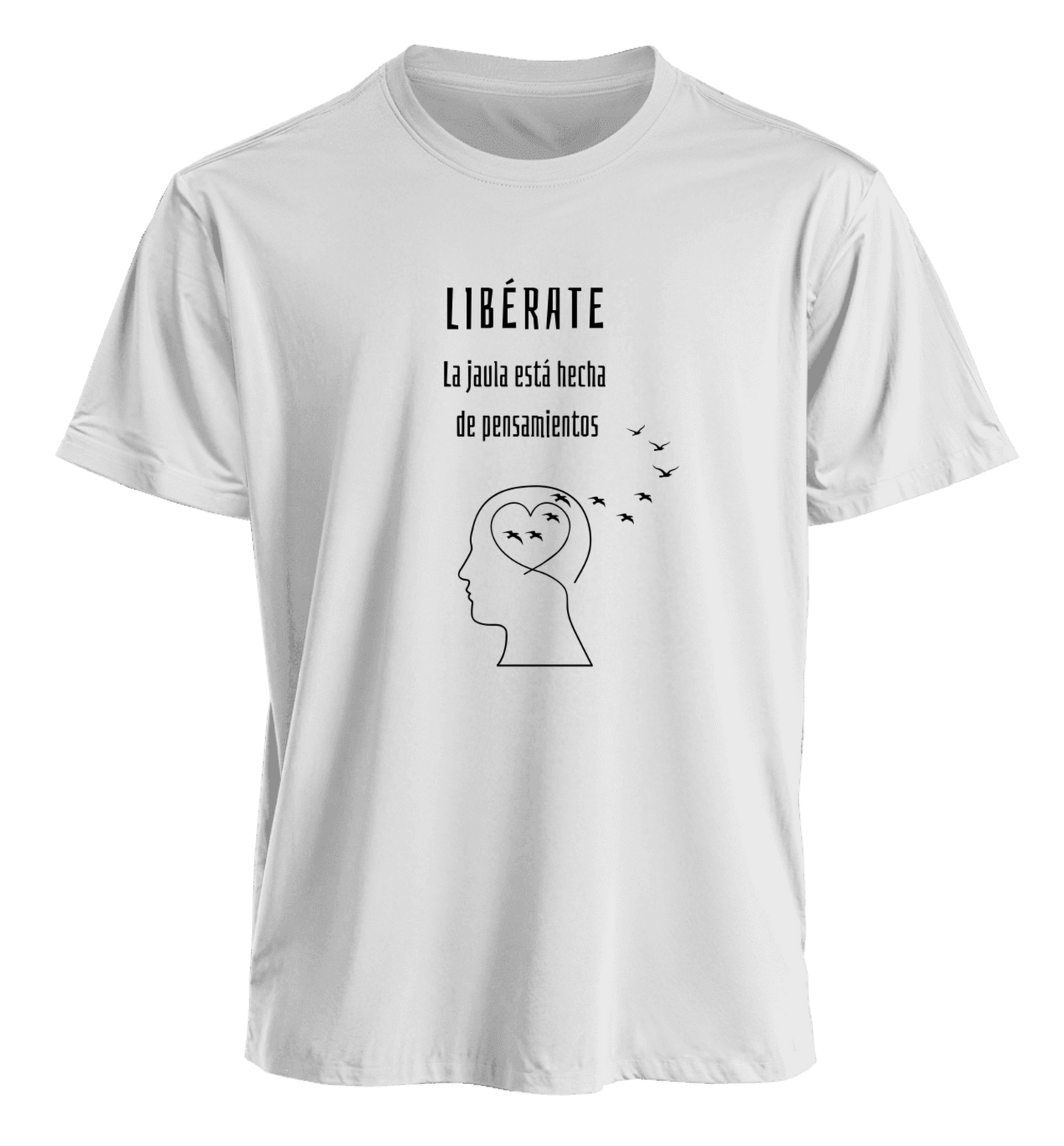 Polera Polo Libérate Aves 100% algodón