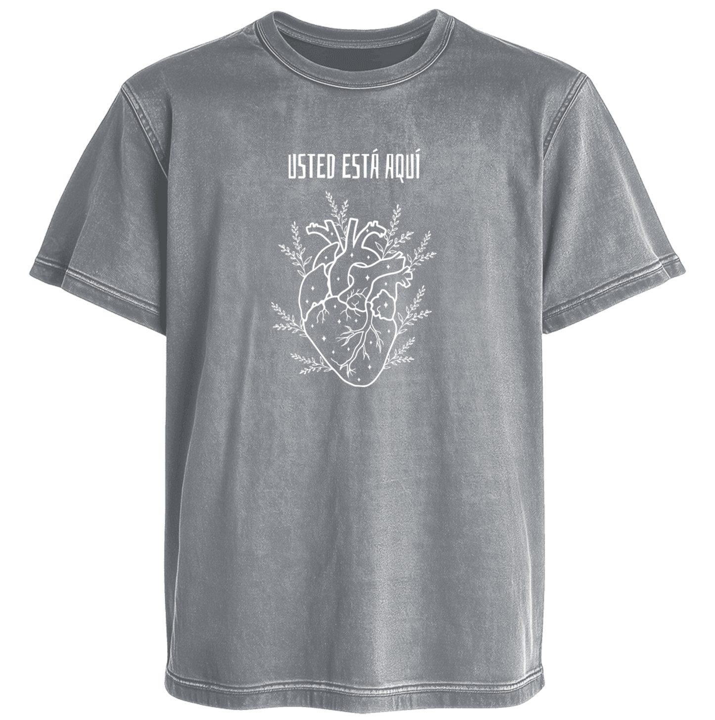 Polera Acid Usted está Aquí 100% Algodón