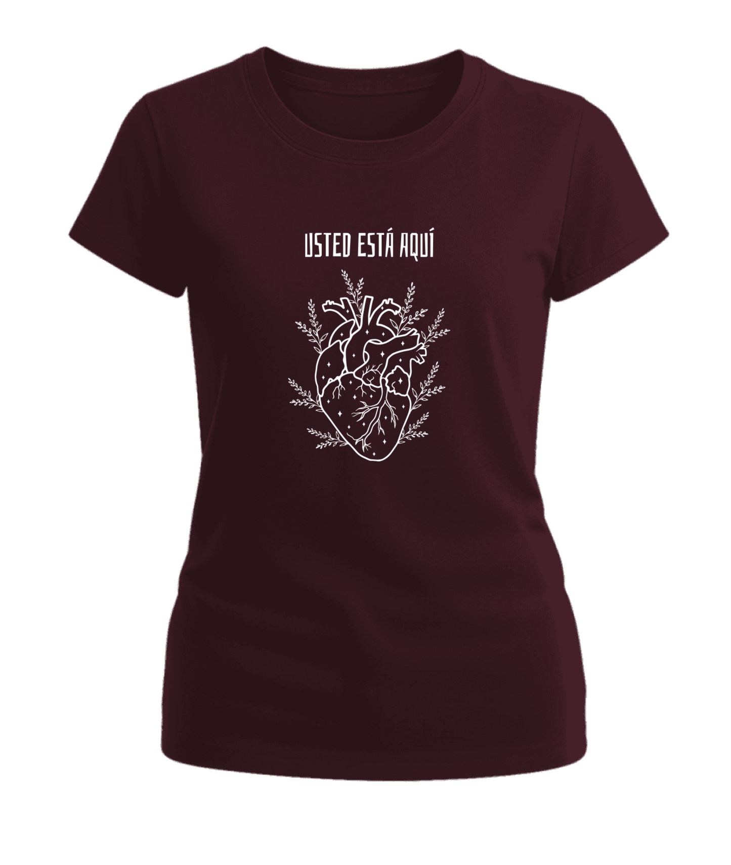 Polera Mujer Usted está Aquí 100% Algodón