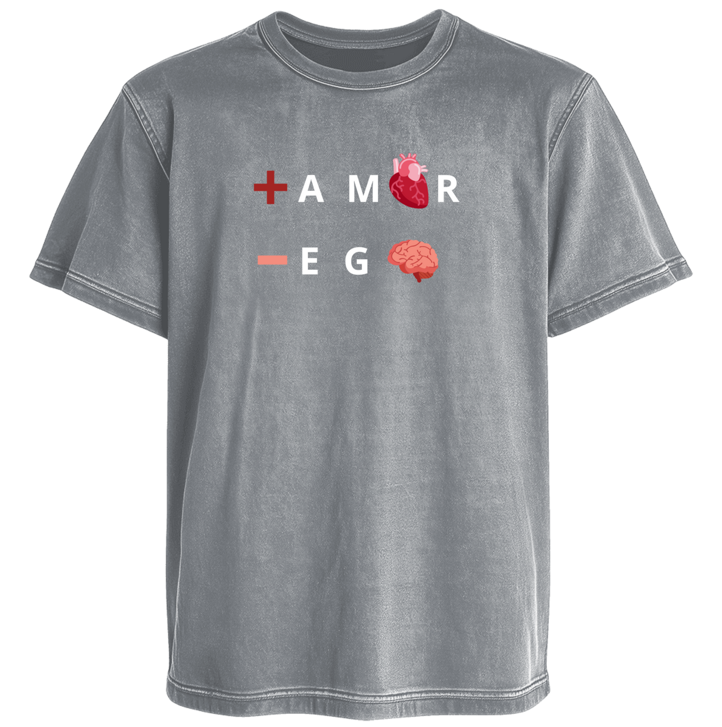 Polera Acid +Amor-Ego 100% Algodón