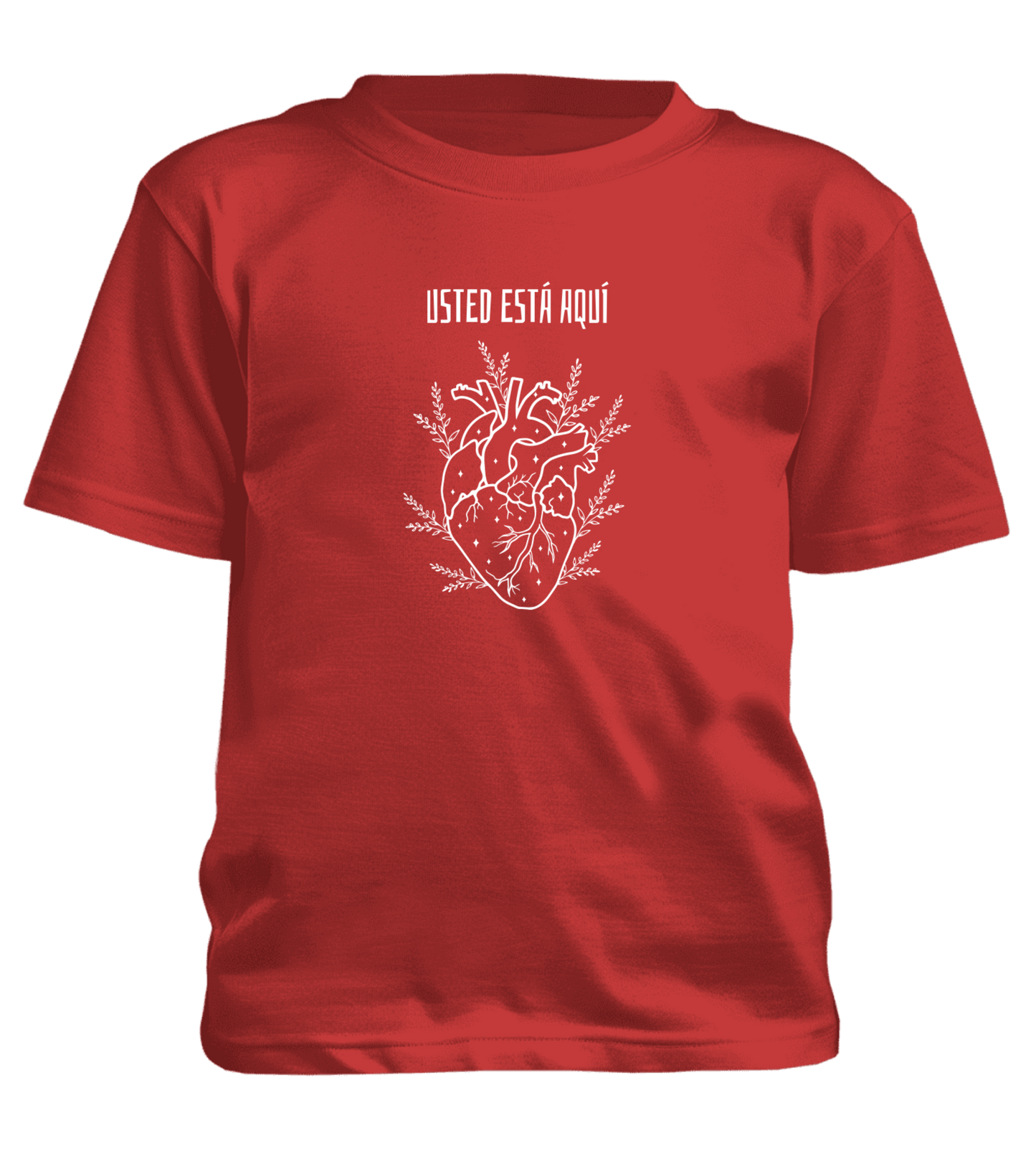 Polera Niño/a Usted está Aquí 100% Algodón