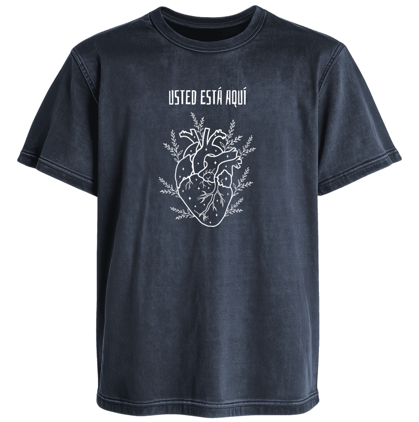 Polera Acid Usted está Aquí 100% Algodón