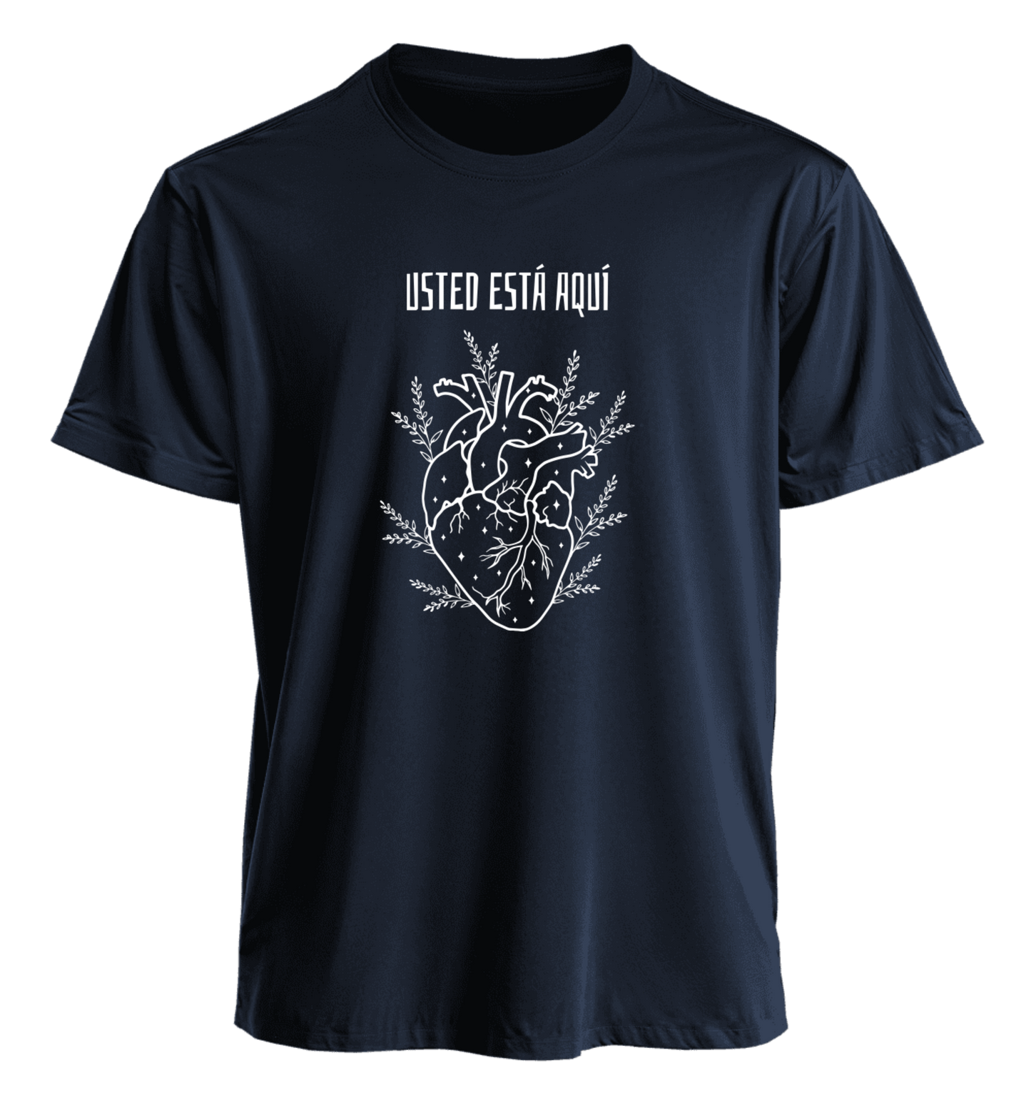 Polera Polo Usted está Aquí 100% algodón