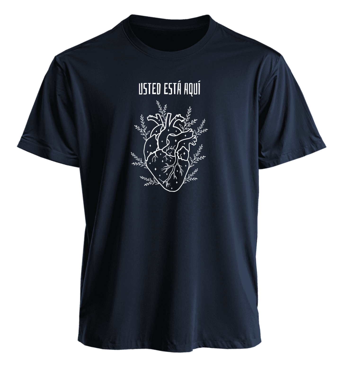 Polera Premium Usted está Aquí 100% algodón