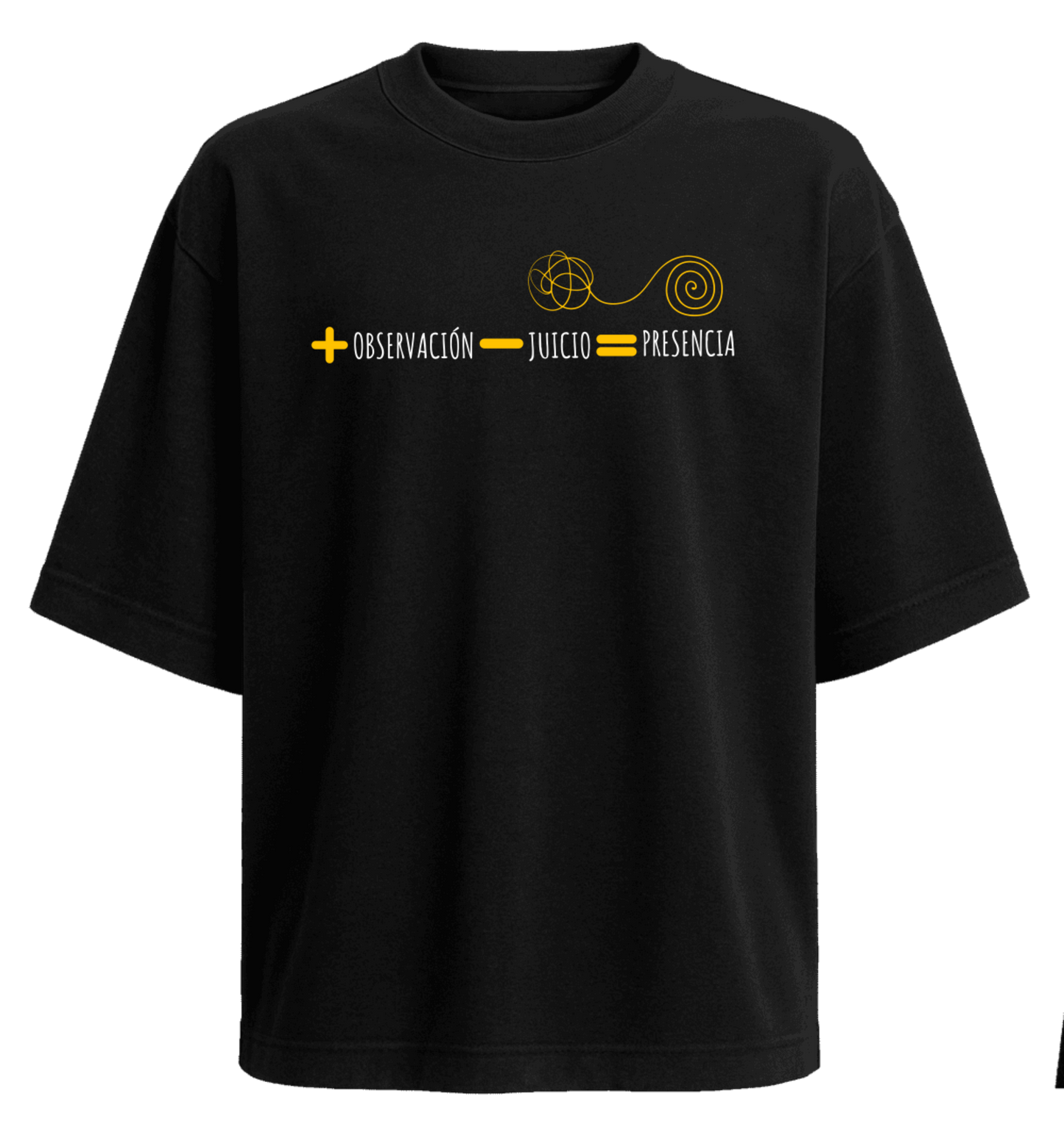 Polera Oversize Presencia 280 grs