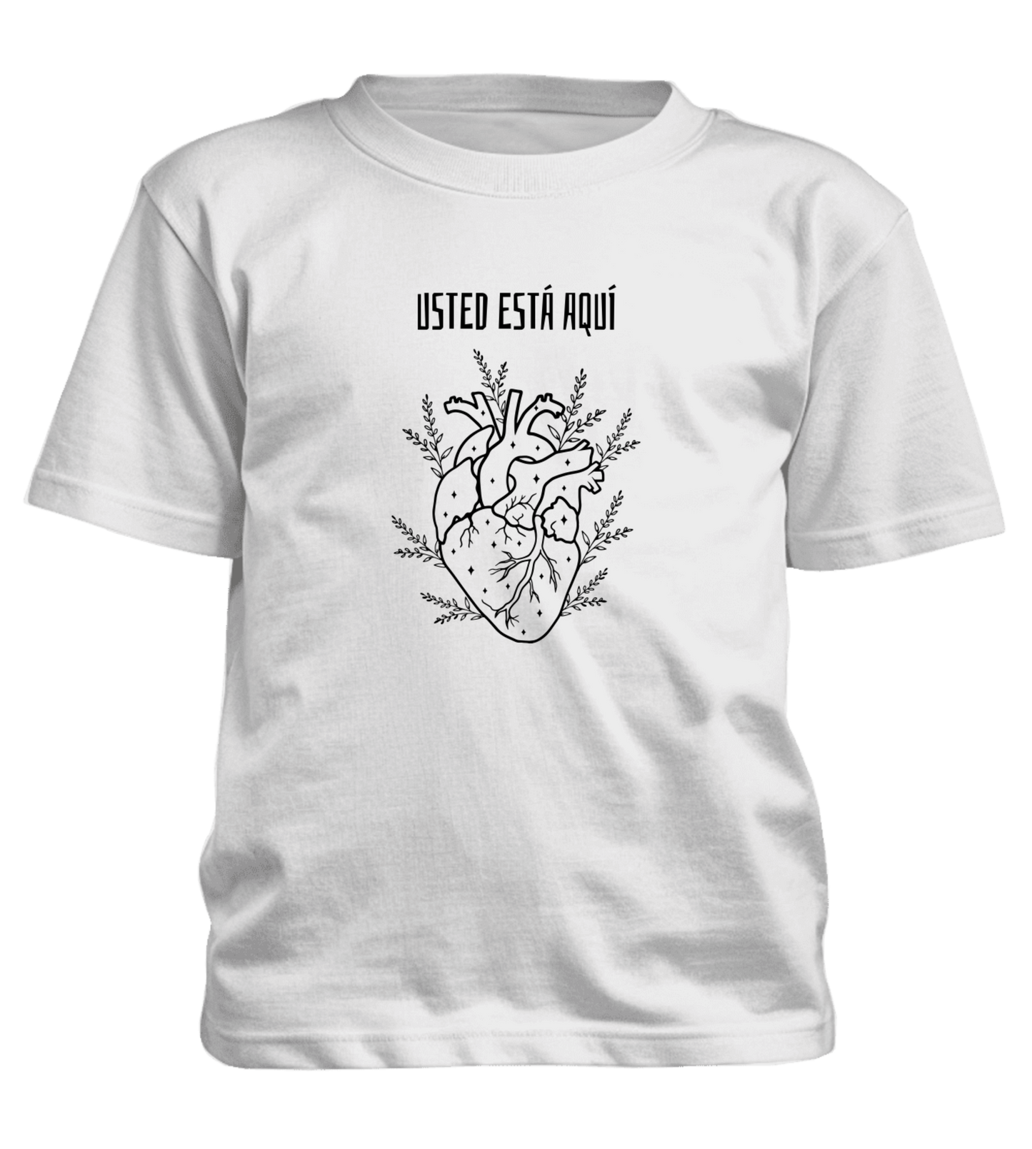 Polera Niño/a Usted está Aquí 100% Algodón