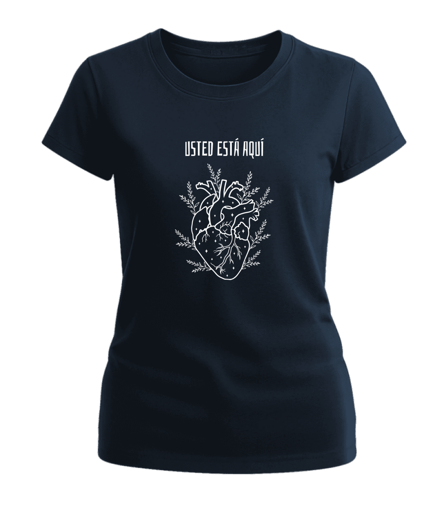 Polera Mujer Usted está Aquí 100% Algodón