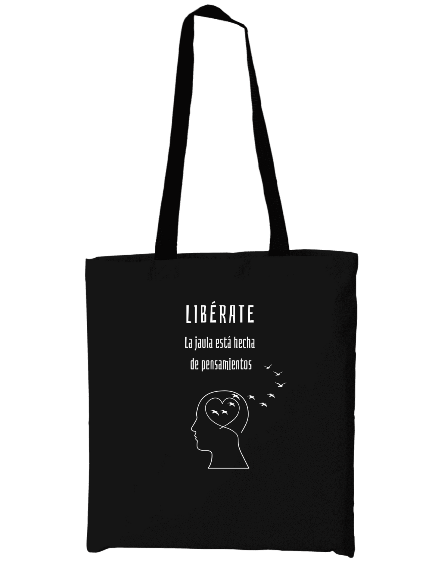 Bolsa Ecológica de algodón Libérate Aves, 100% Biodegradable