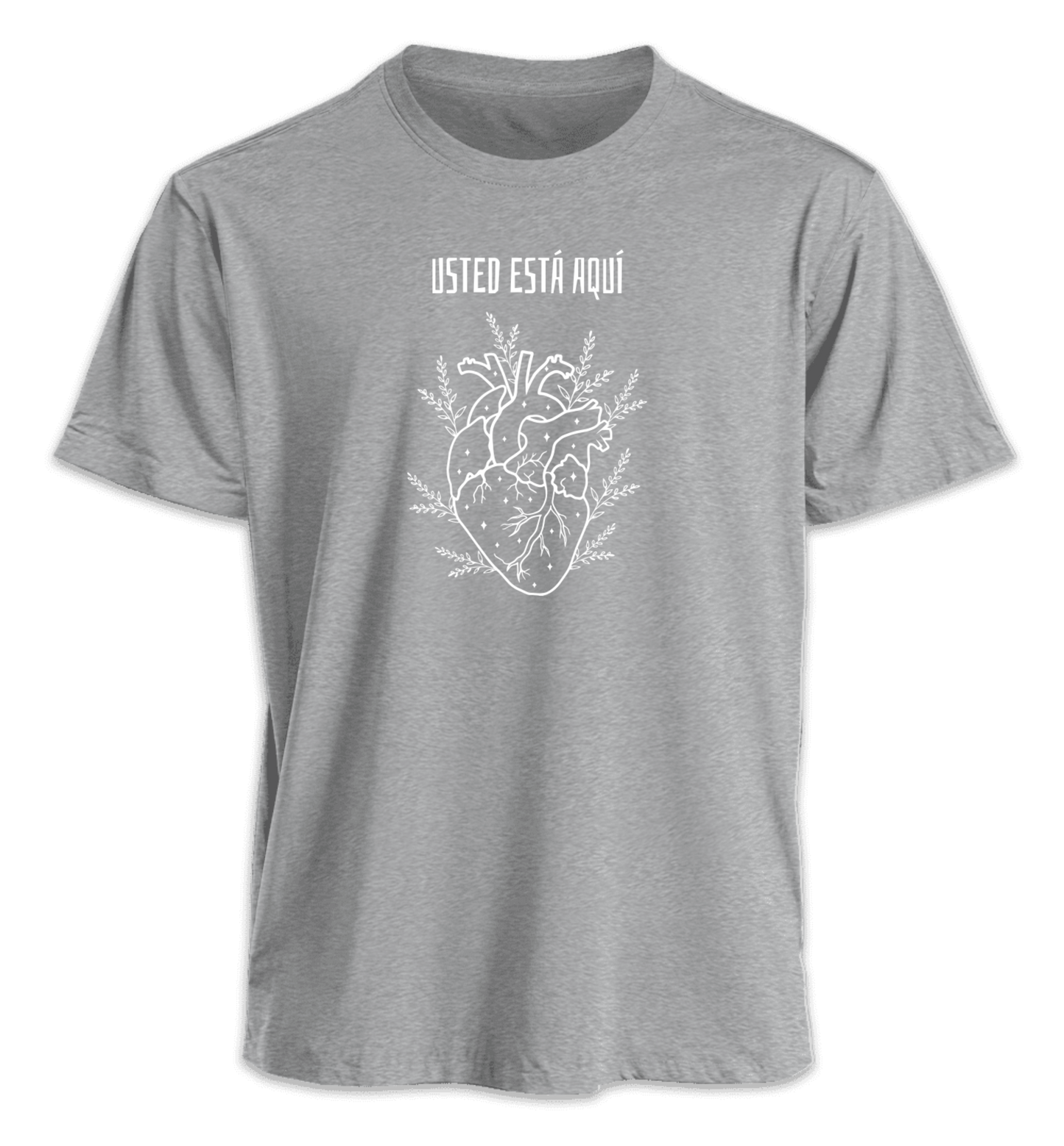 Polera Premium Usted está Aquí 100% algodón