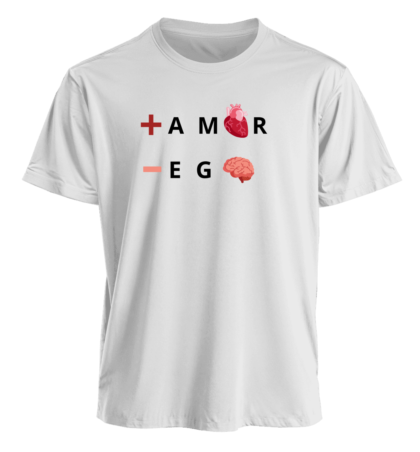 Polera Premium +Amor-Ego 100% algodón