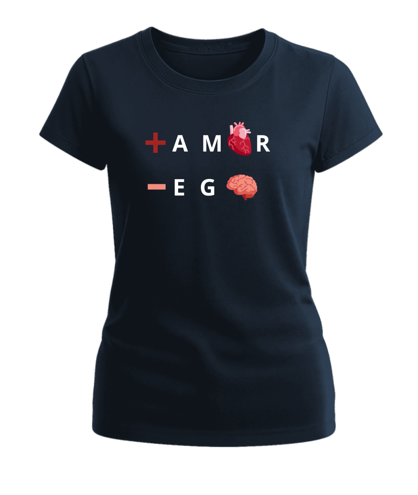 Polera Mujer +Amor-Ego 100% Algodón