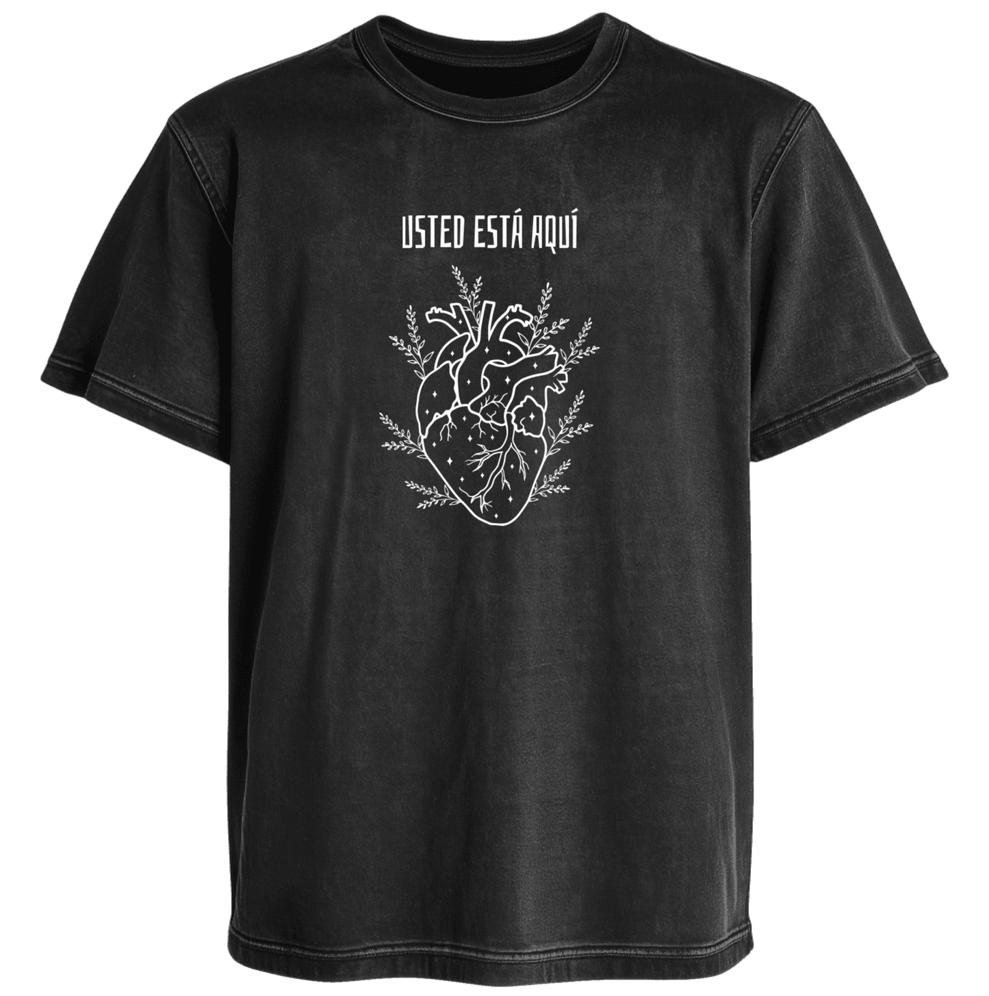 Polera Acid Usted está Aquí 100% Algodón