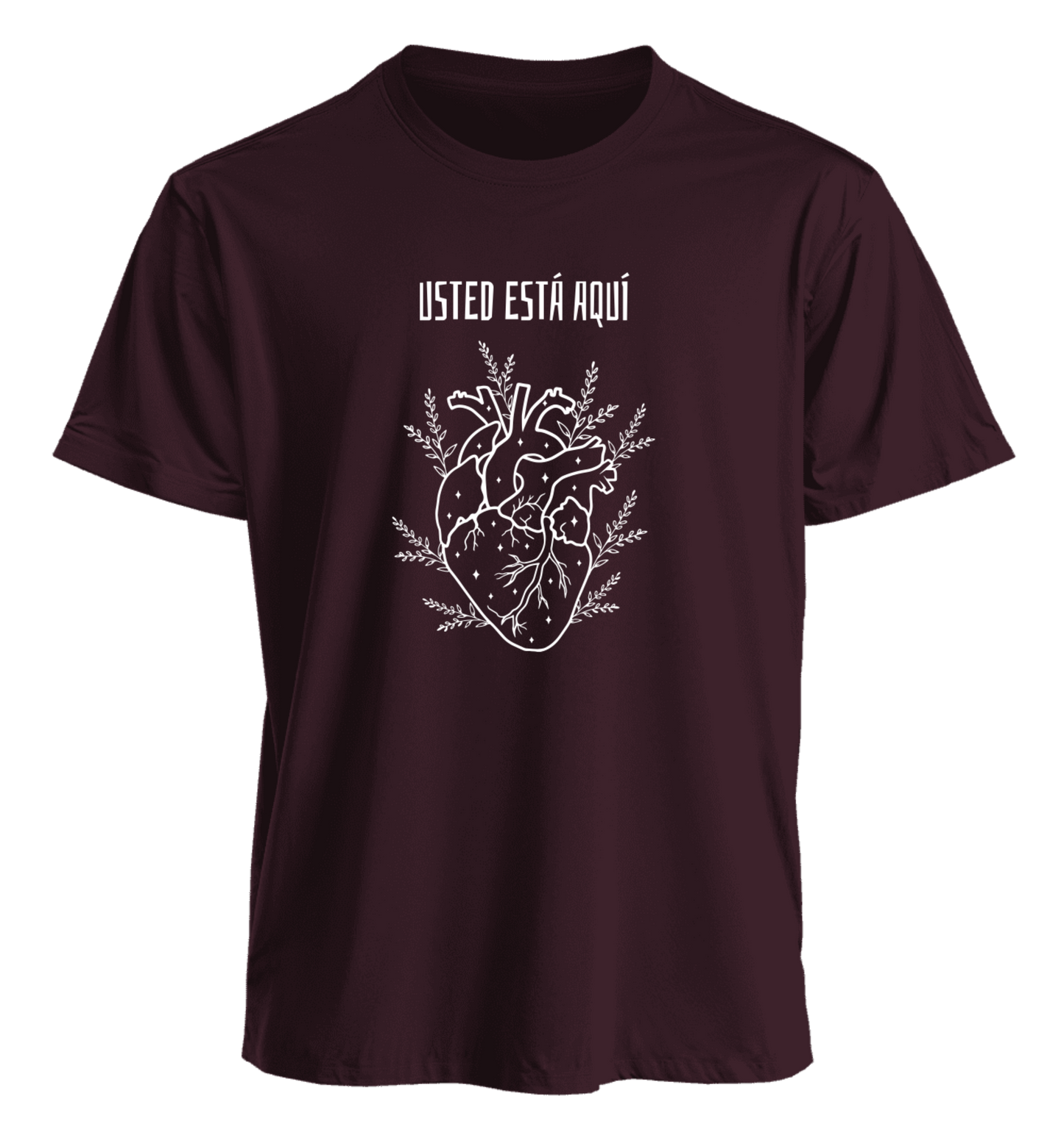 Polera Polo Usted está Aquí 100% algodón