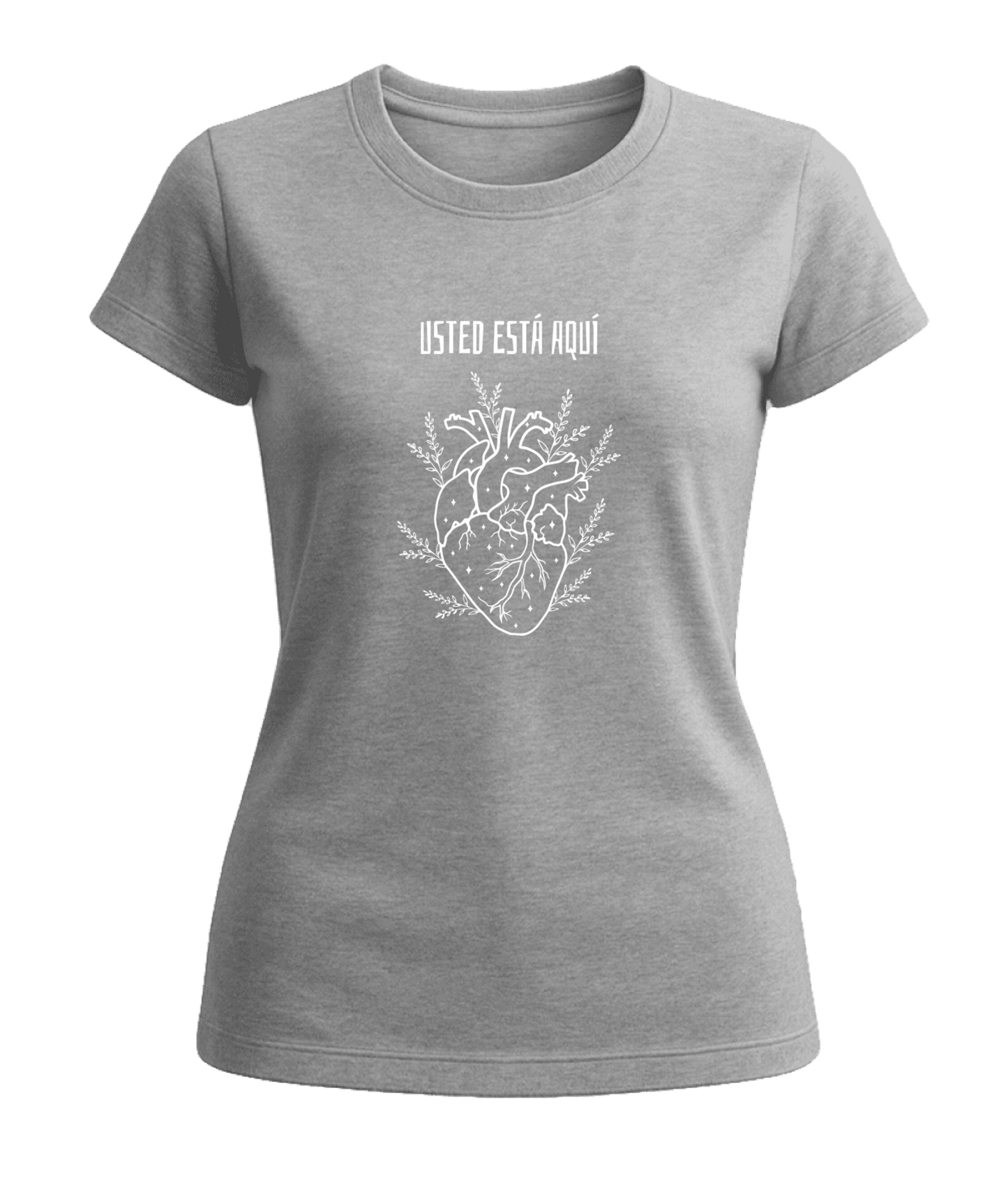 Polera Mujer Usted está Aquí 100% Algodón