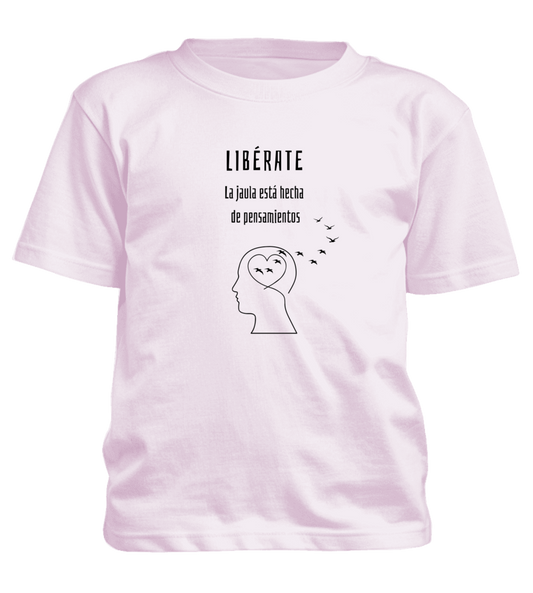 Polera Niño/a Libérate Aves 100% Algodón